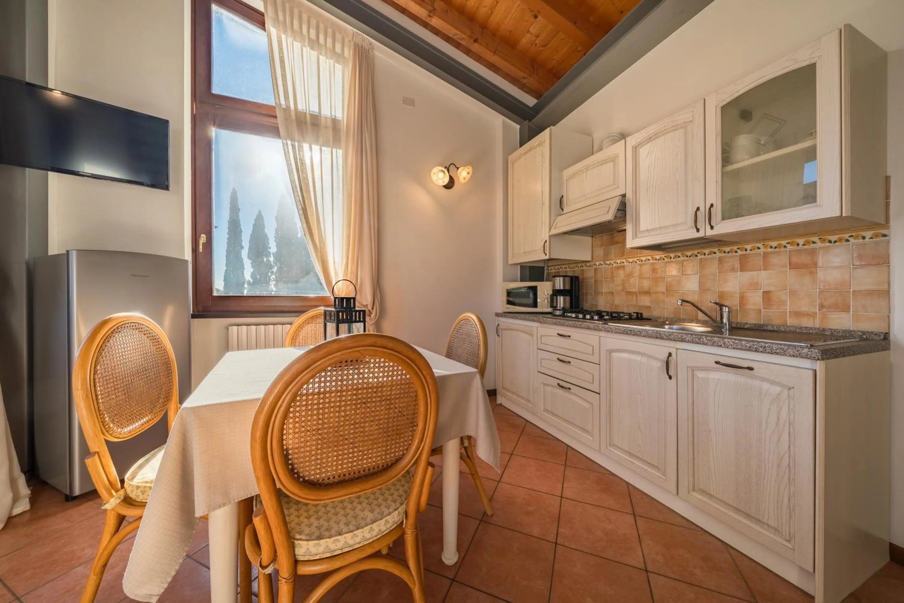 Kitchen or kitchenette in Residence Fondo La Campagnola