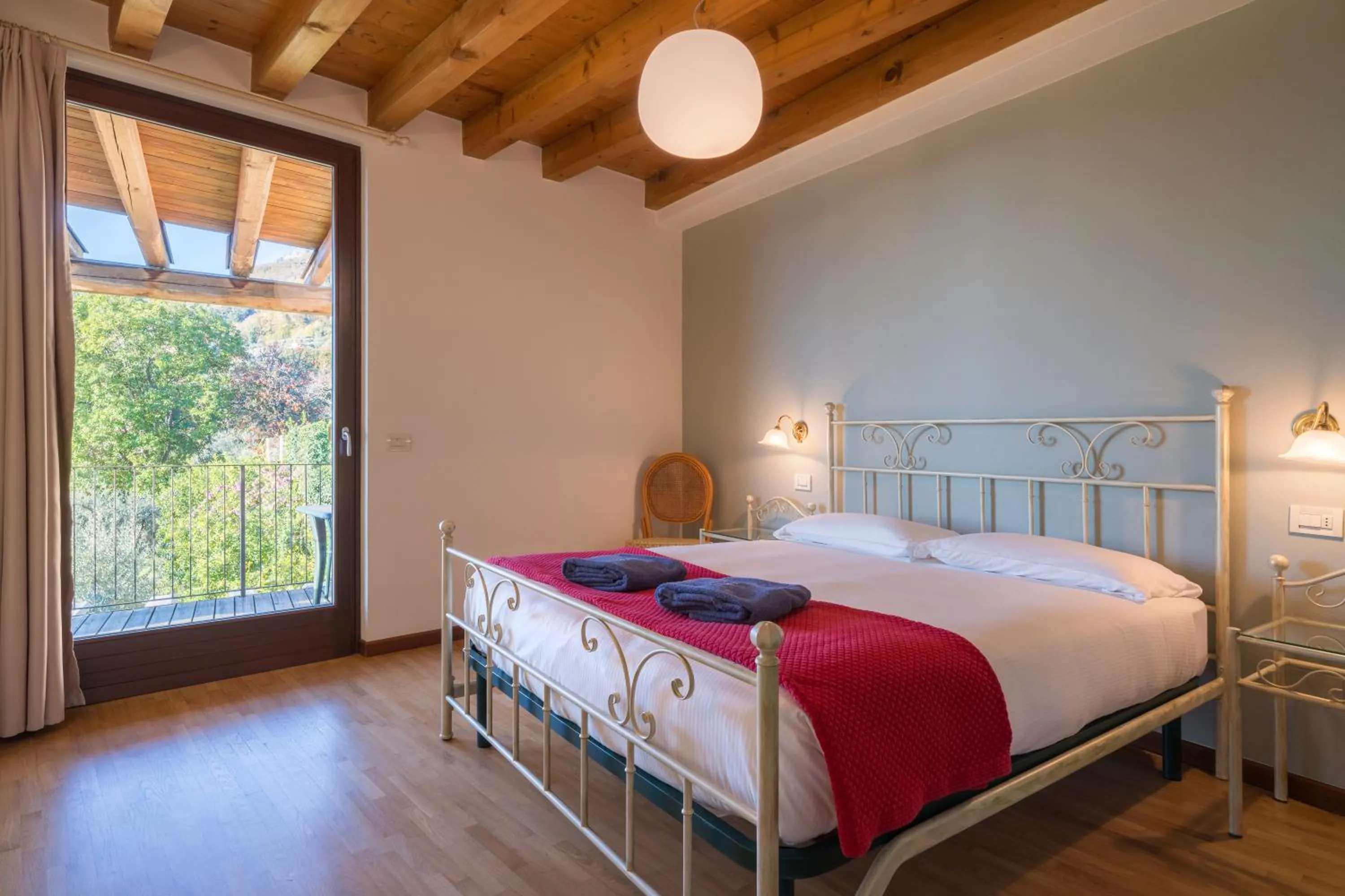 Balcony/Terrace, Bed in Residence Fondo La Campagnola