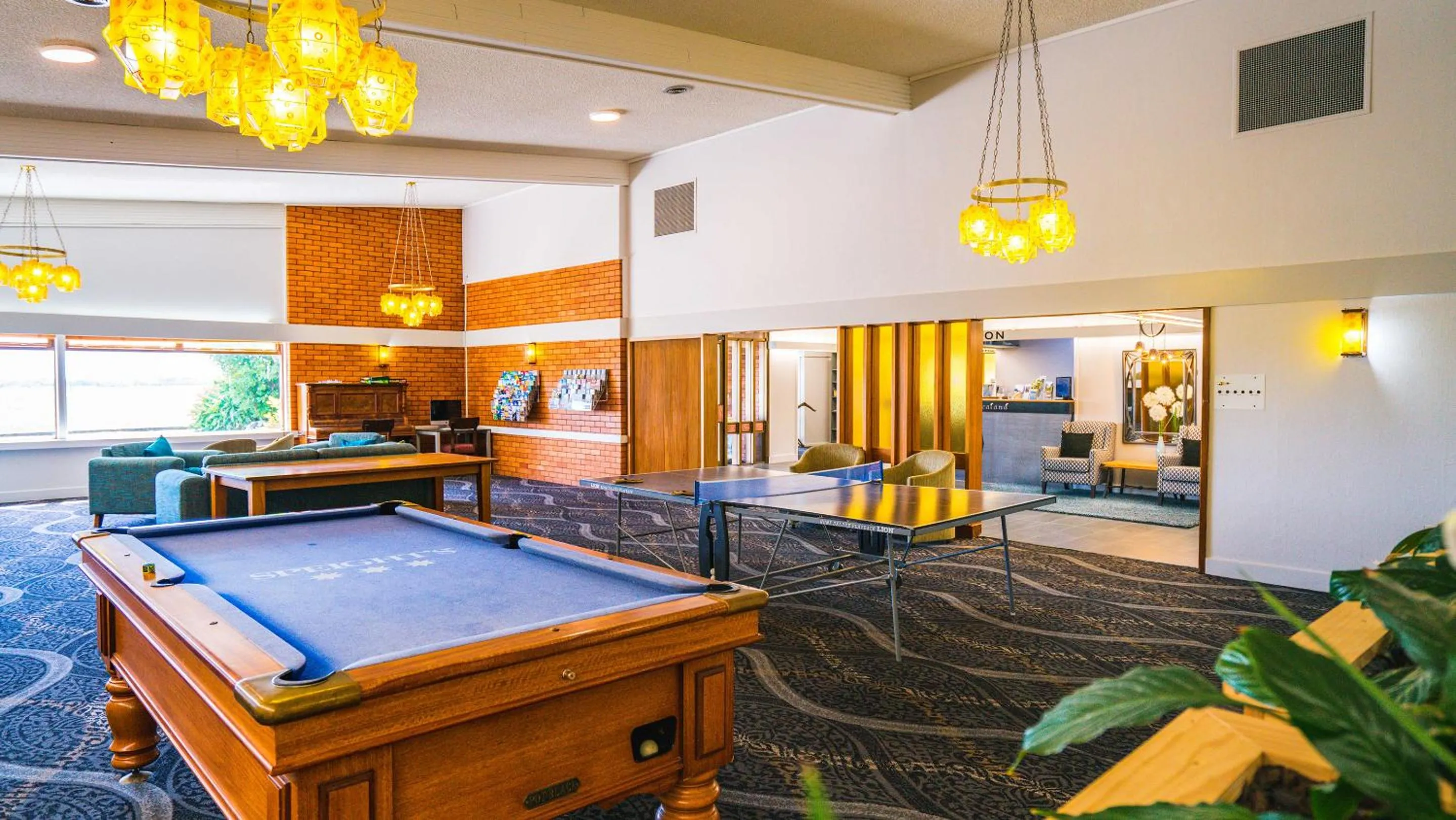 Game Room in Heartland Hotel Haast
