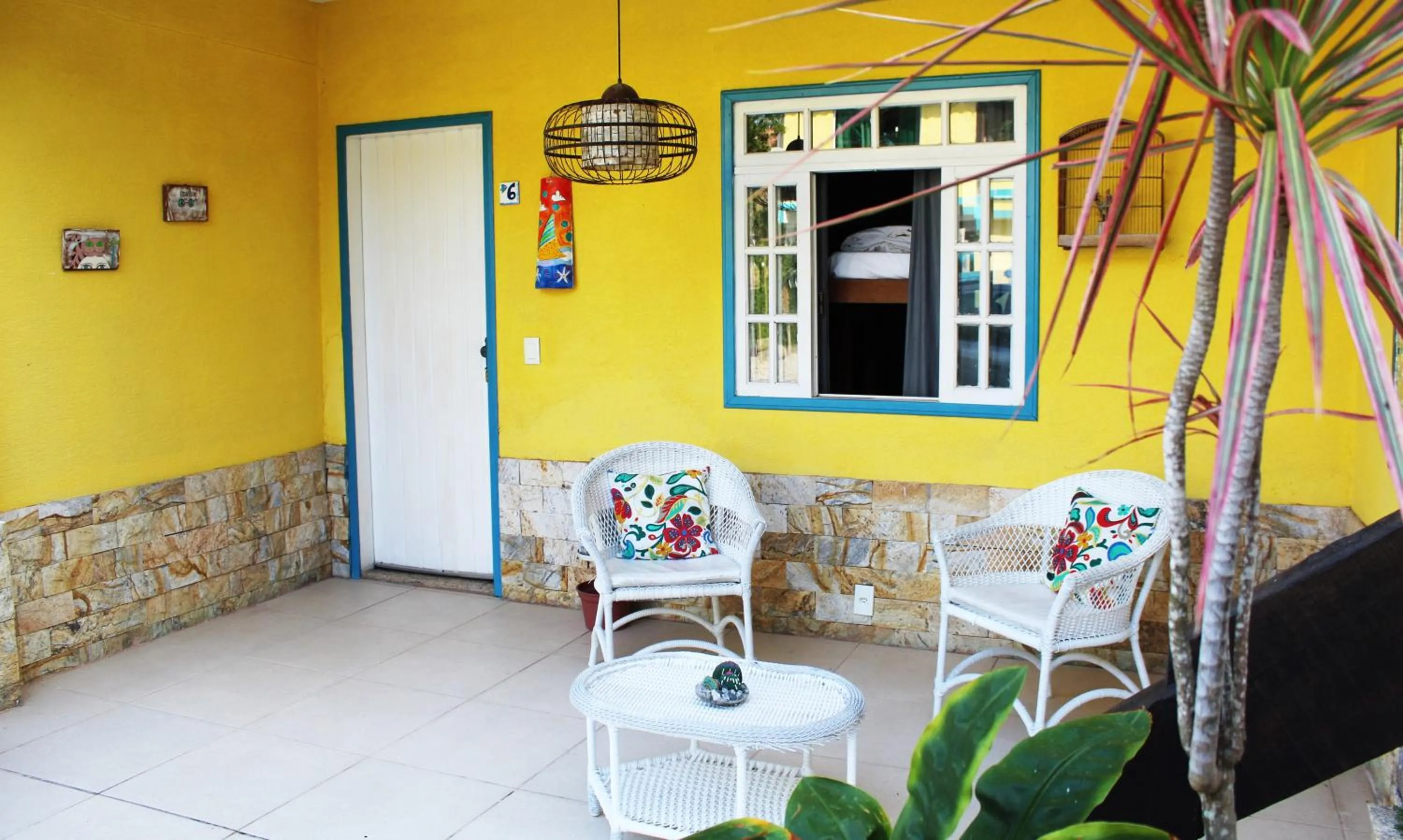 Patio in As Palmeiras Pousada