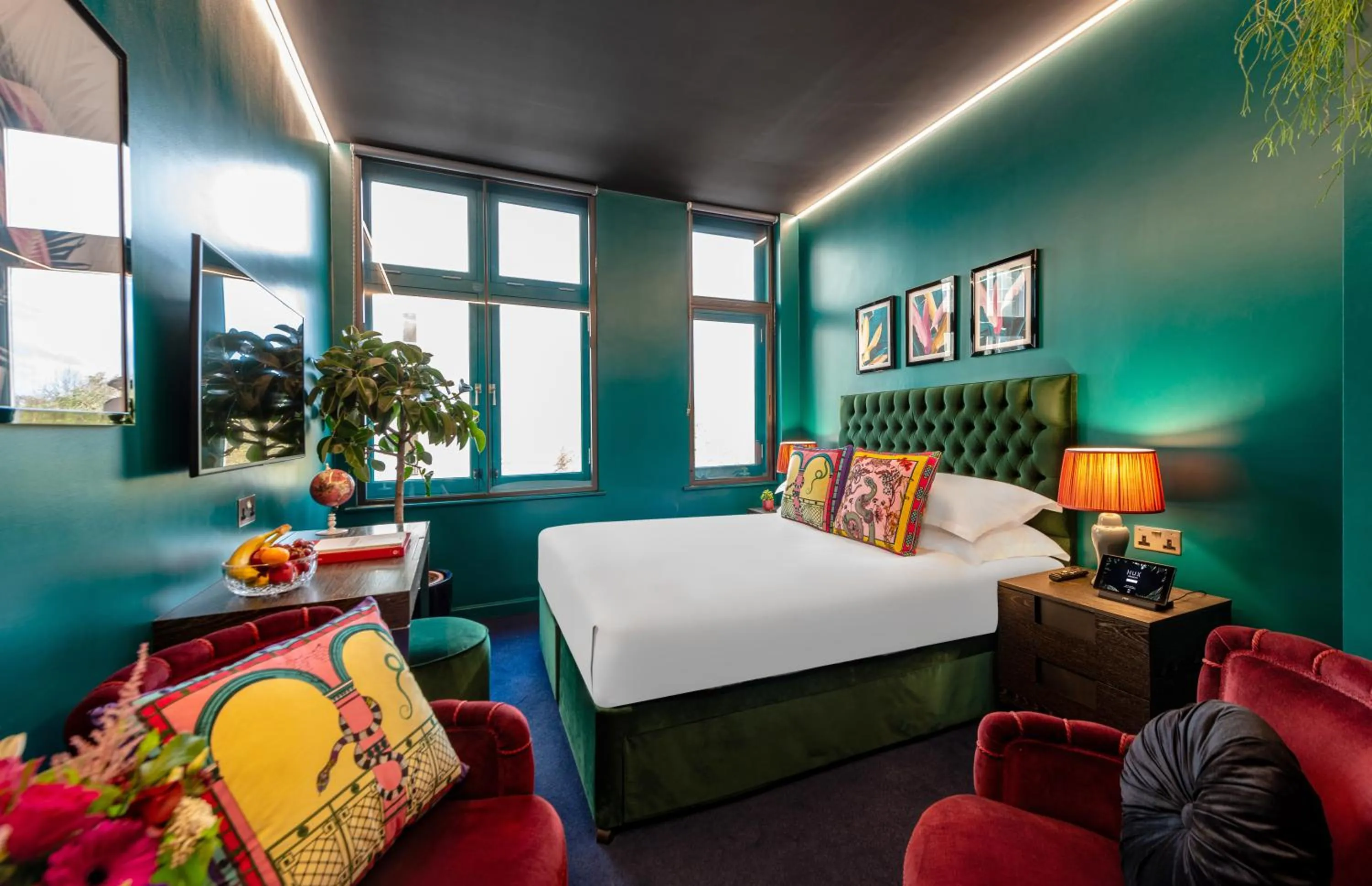 Bed in Hux Hotel, Kensington