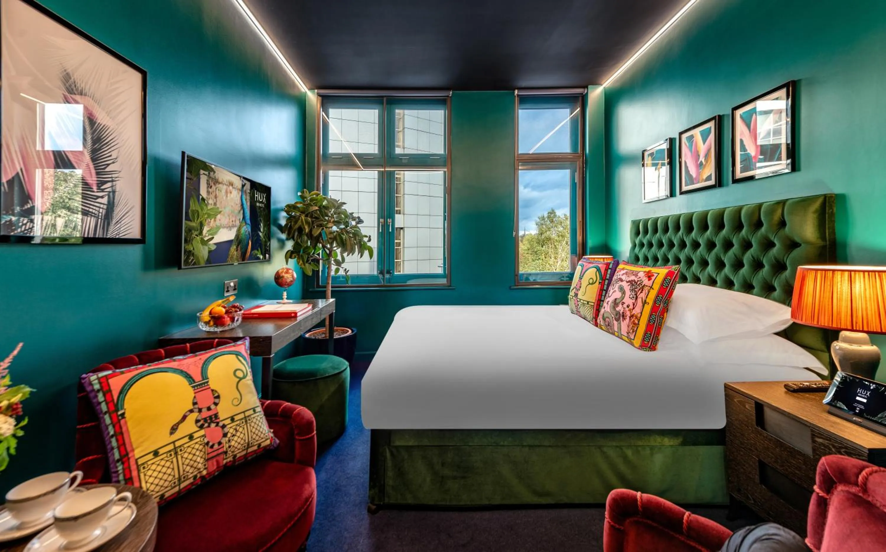 Bed in Hux Hotel, Kensington