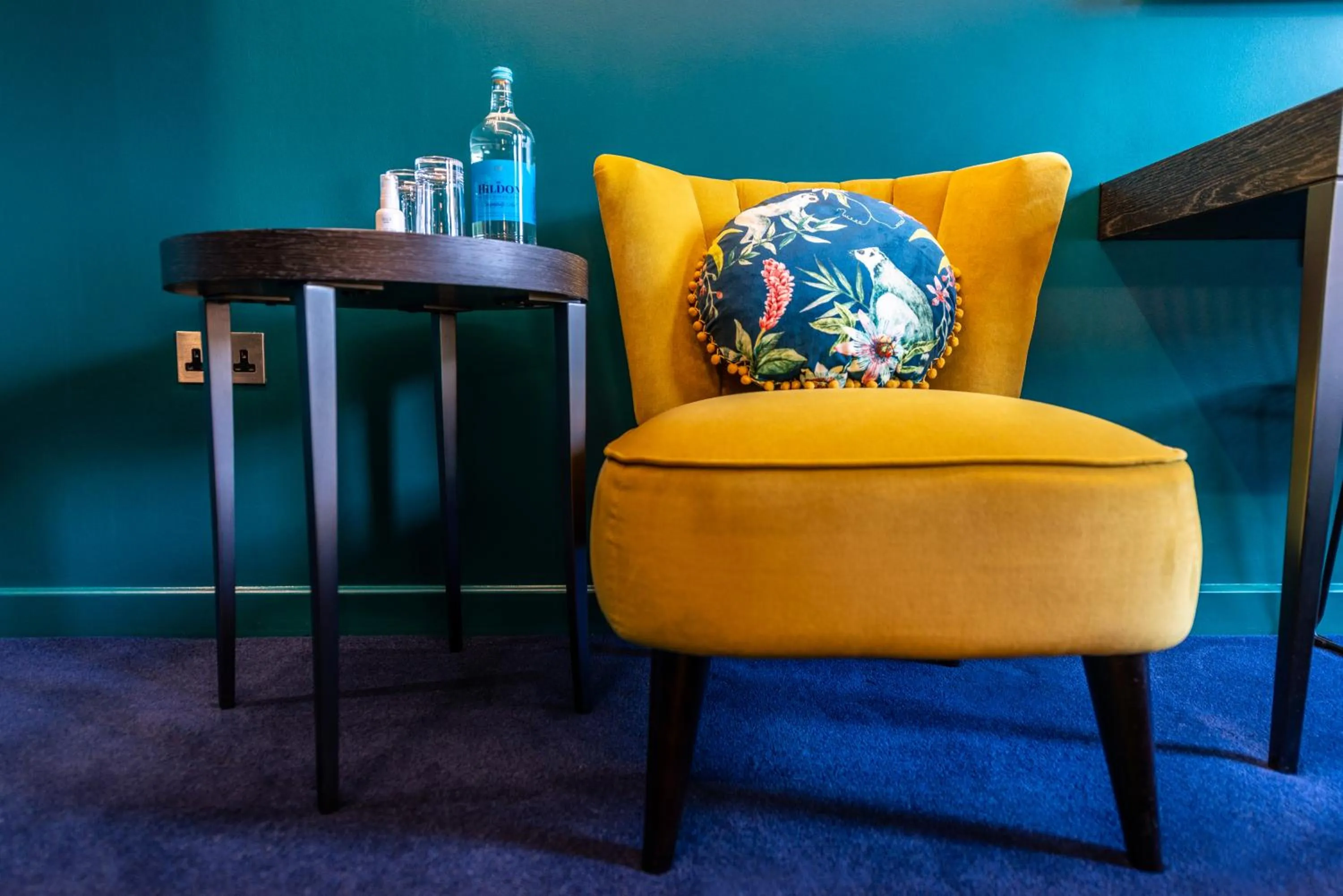 Decorative detail in Hux Hotel, Kensington