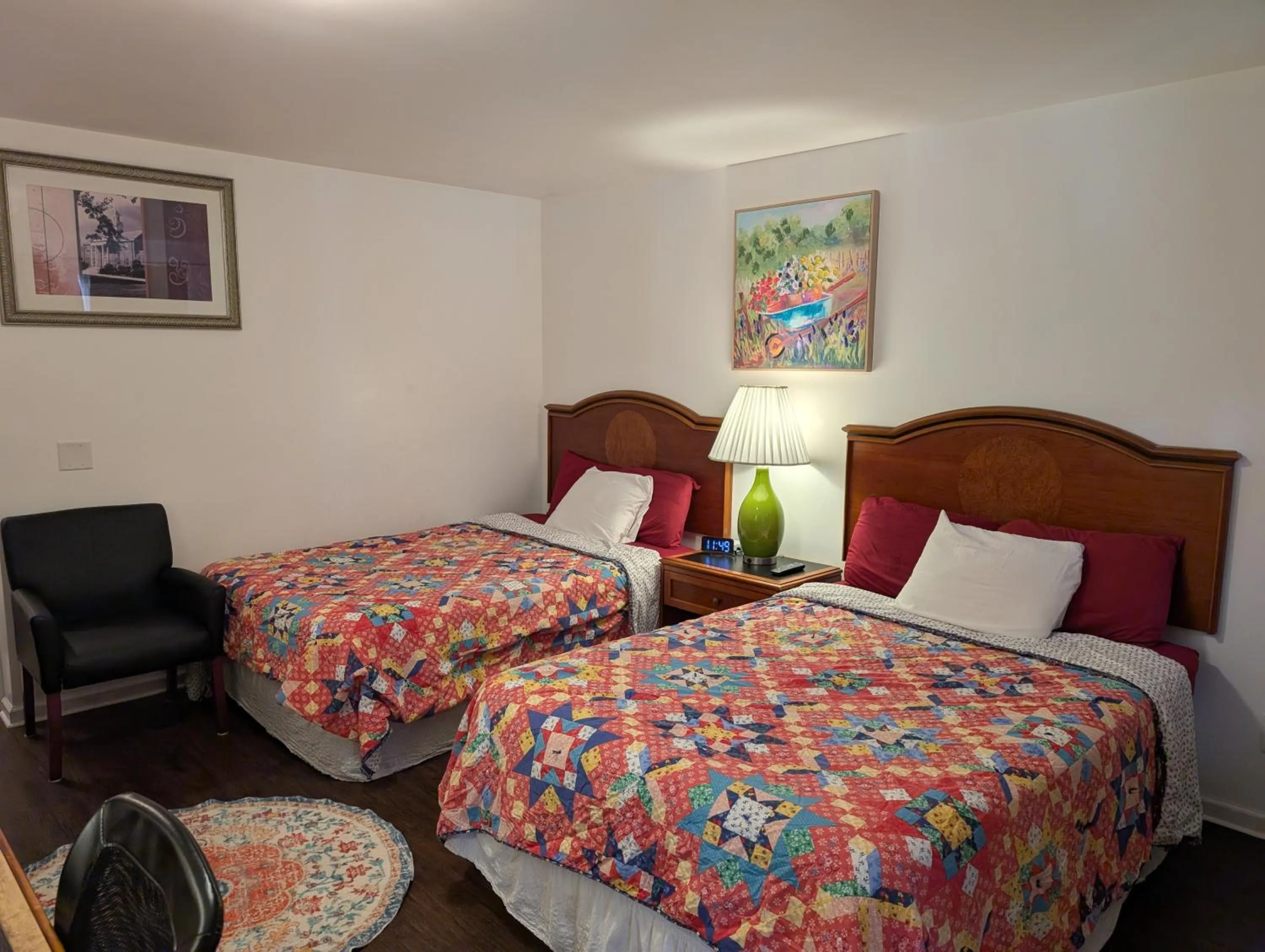 Bed in Apple Inn and Suites Cooperstown Area