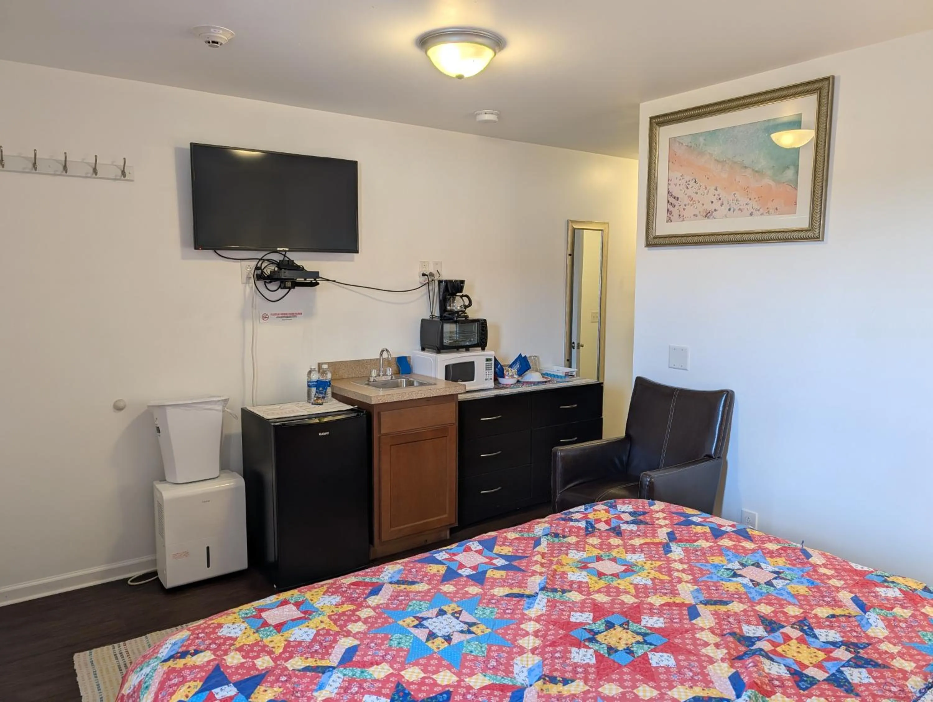 Bed in Apple Inn and Suites Cooperstown Area