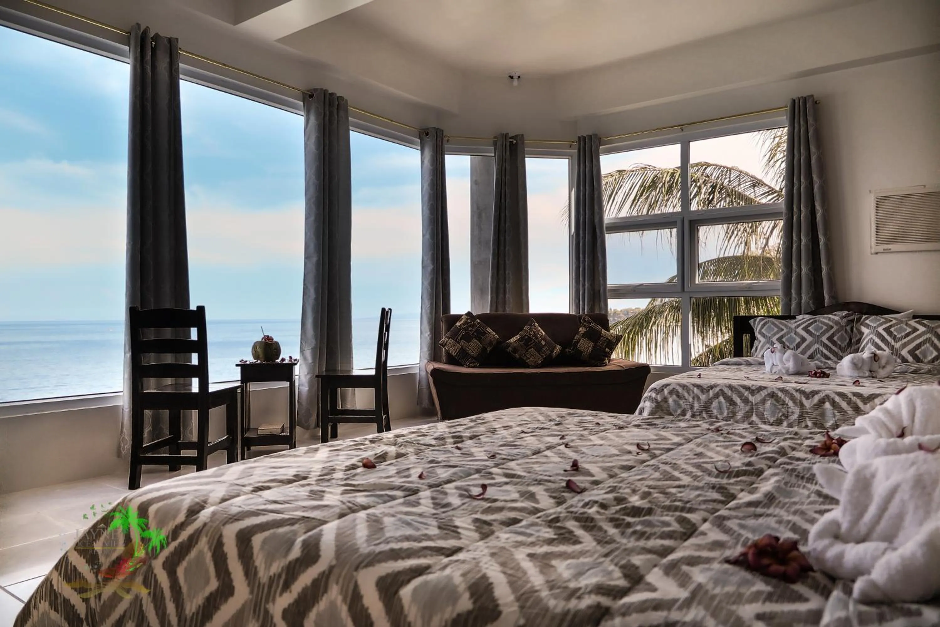 Bedroom in Jaynet Oceanview Resort