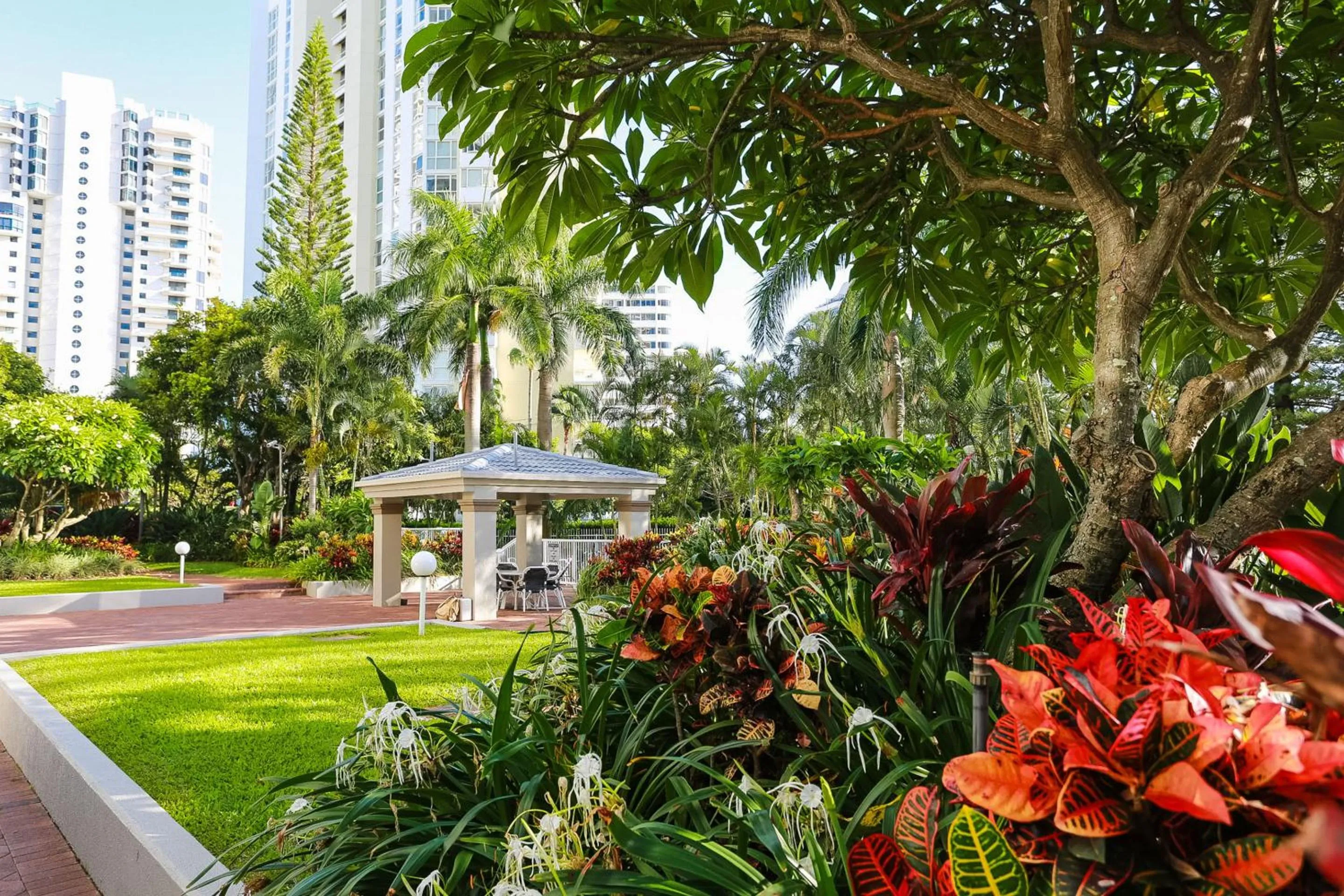 Garden in Oscar On Main Beach Resort