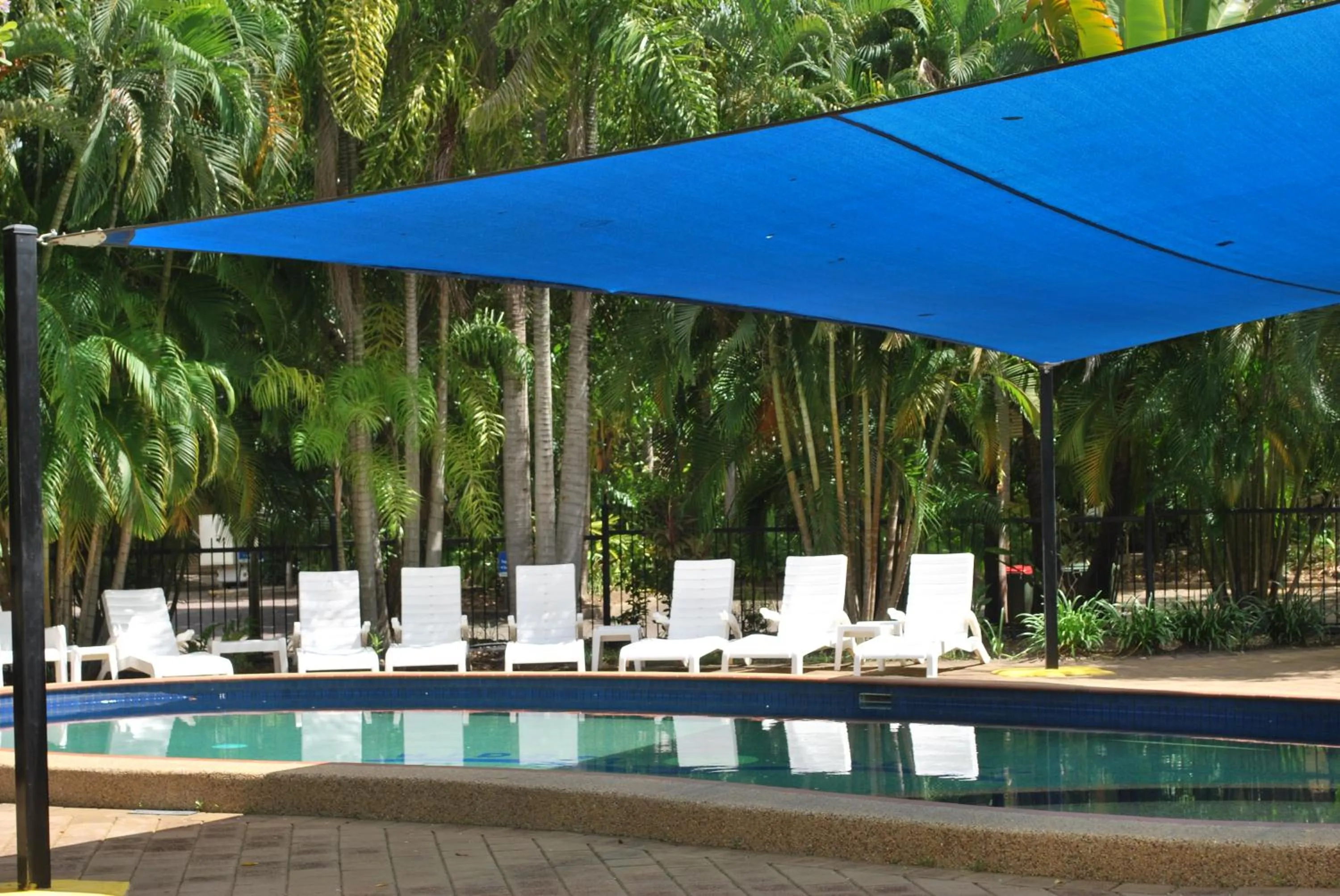 Garden in Hidden Valley Holiday Park Darwin