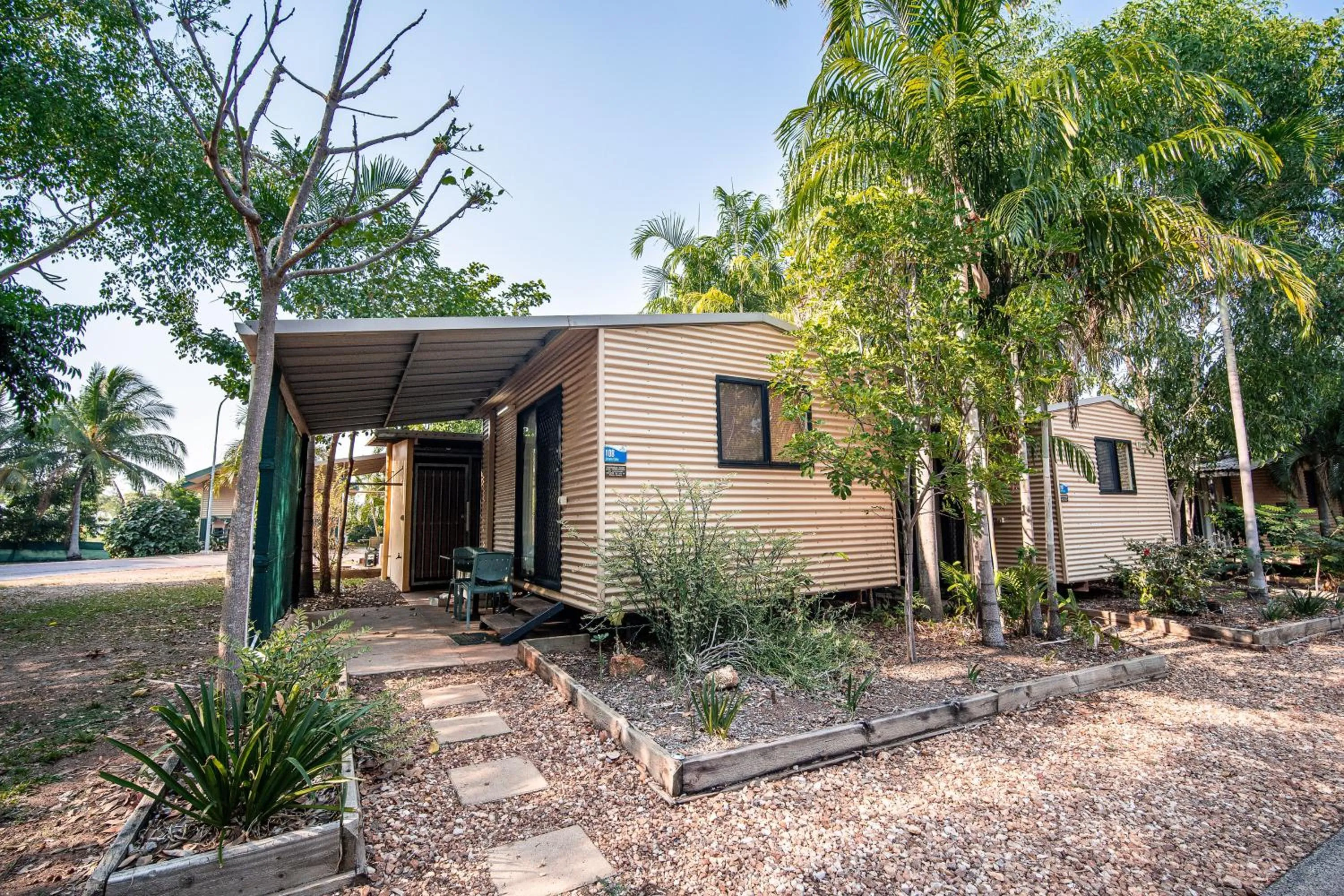 Garden in Hidden Valley Holiday Park Darwin