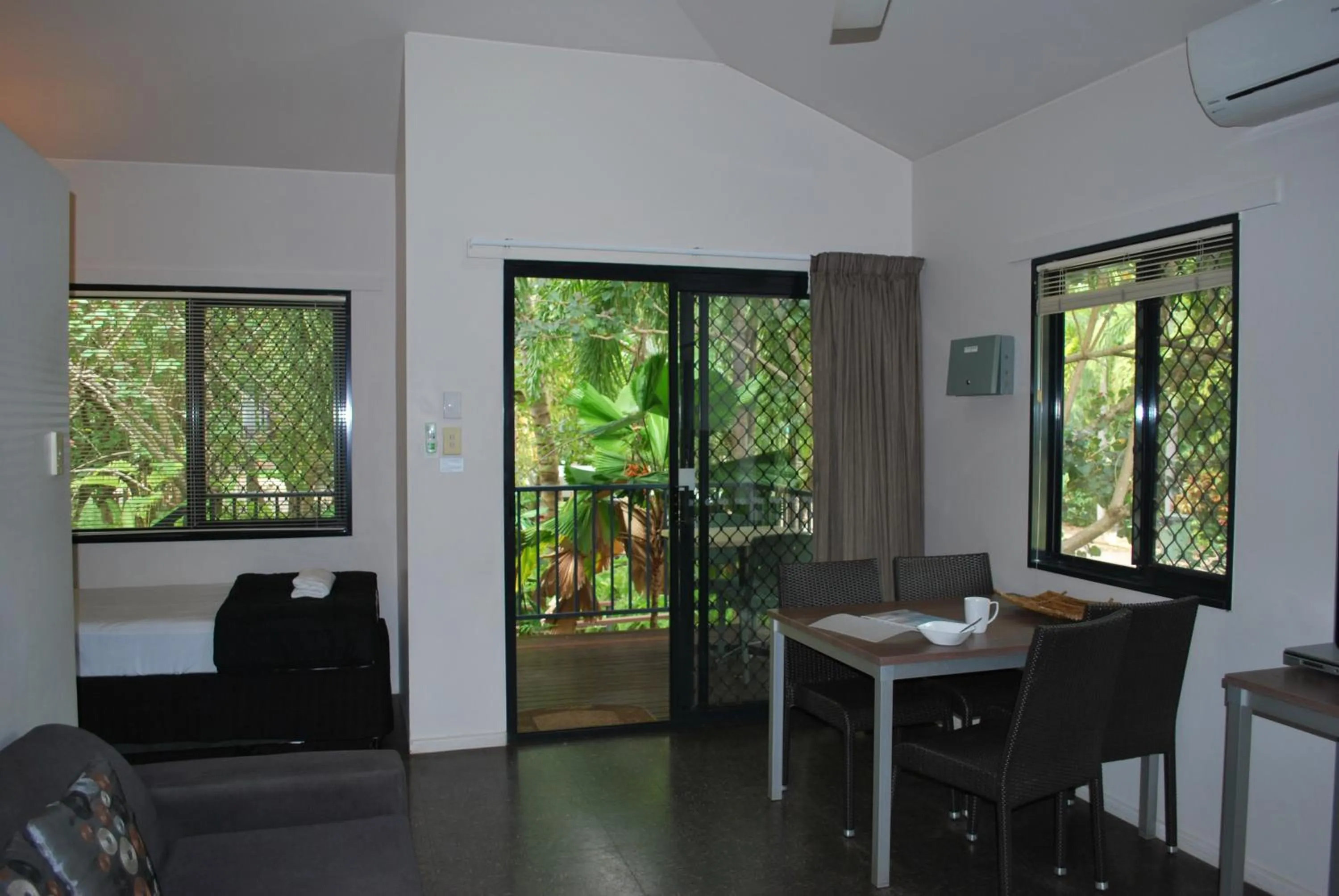 Seating area in Hidden Valley Holiday Park Darwin