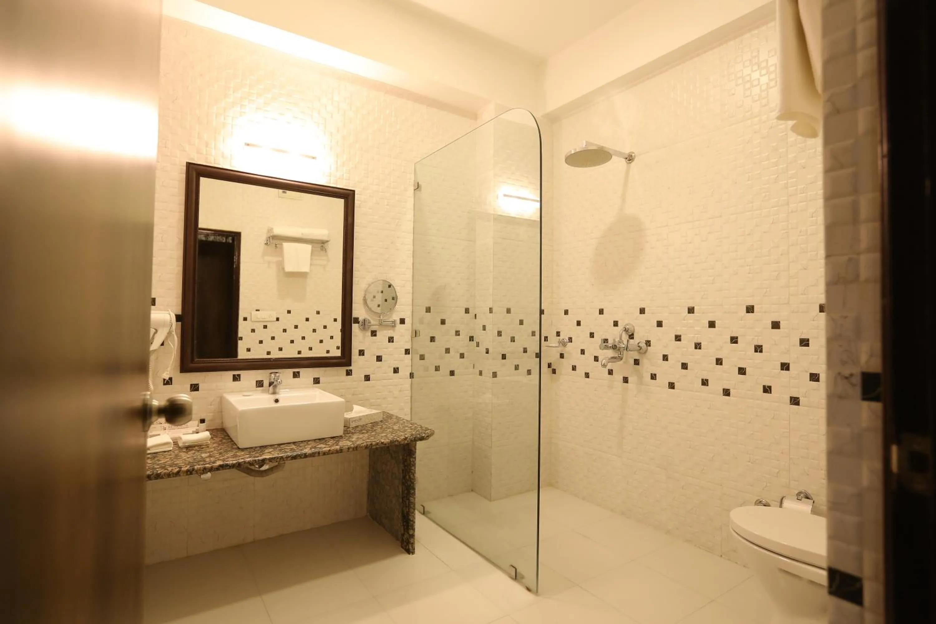 Bathroom in Regenta Central Mewargarh, Near Biological park