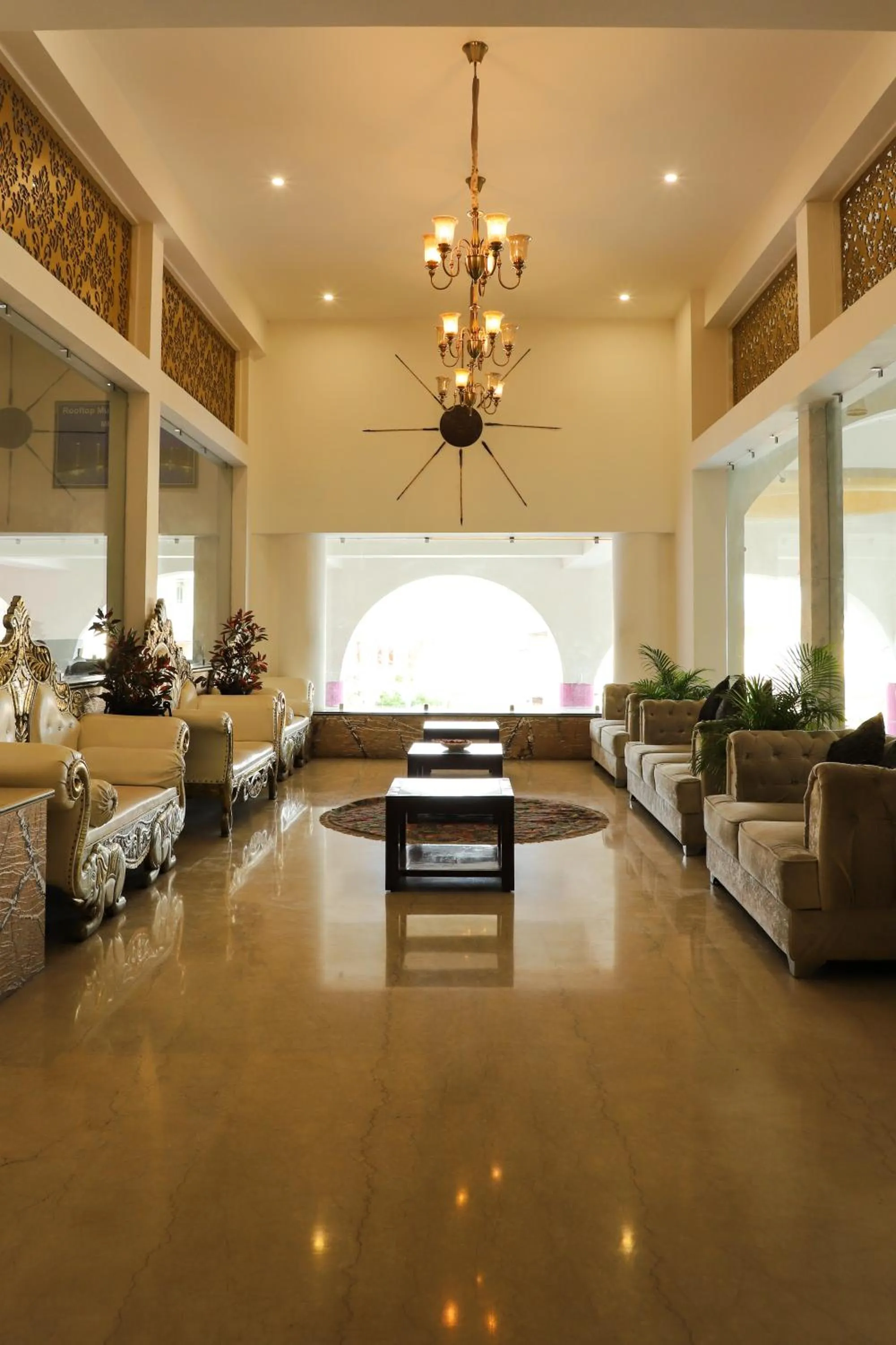 Lobby or reception in Regenta Central Mewargarh, Near Biological park