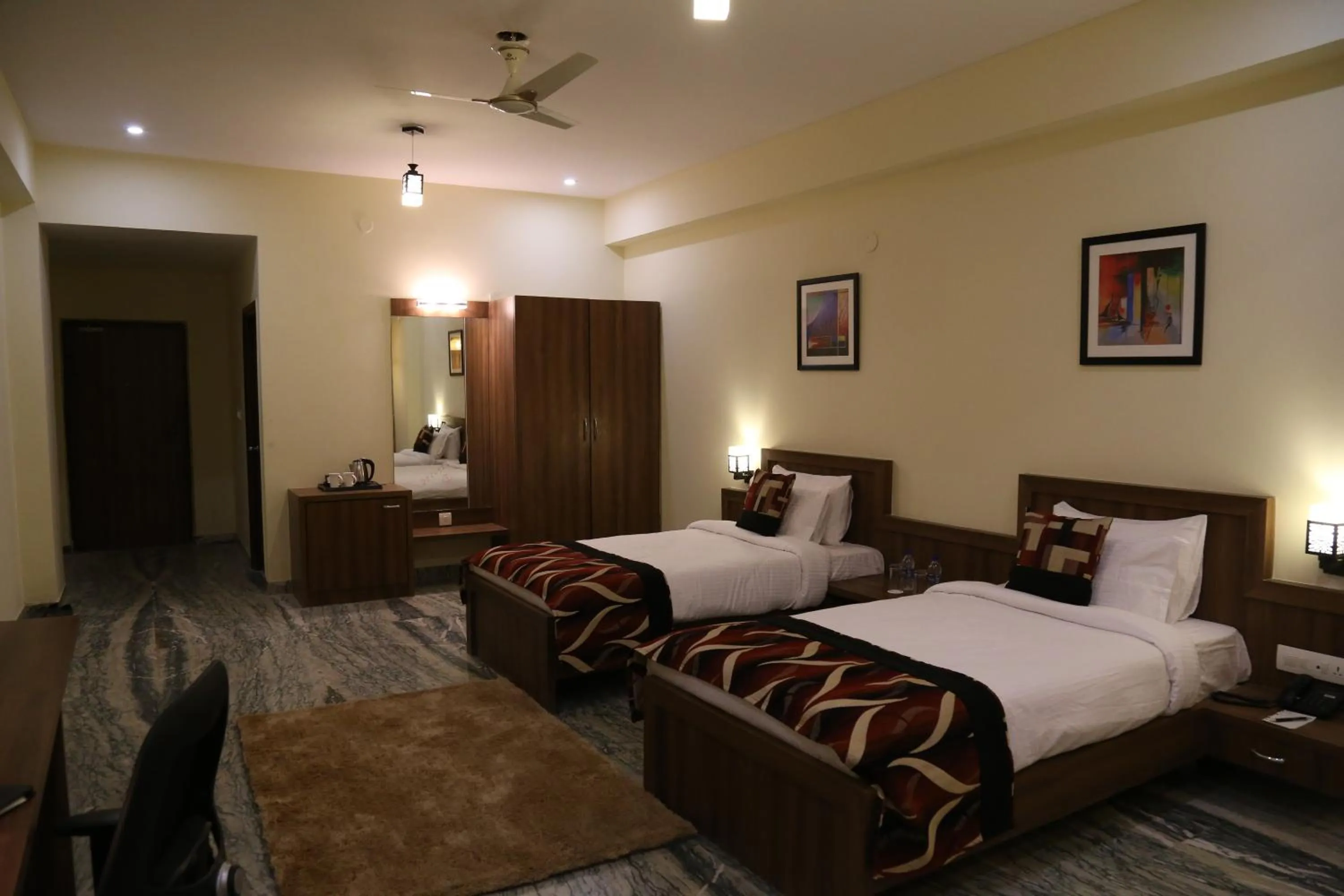 Bed in Regenta Central Mewargarh, Near Biological park