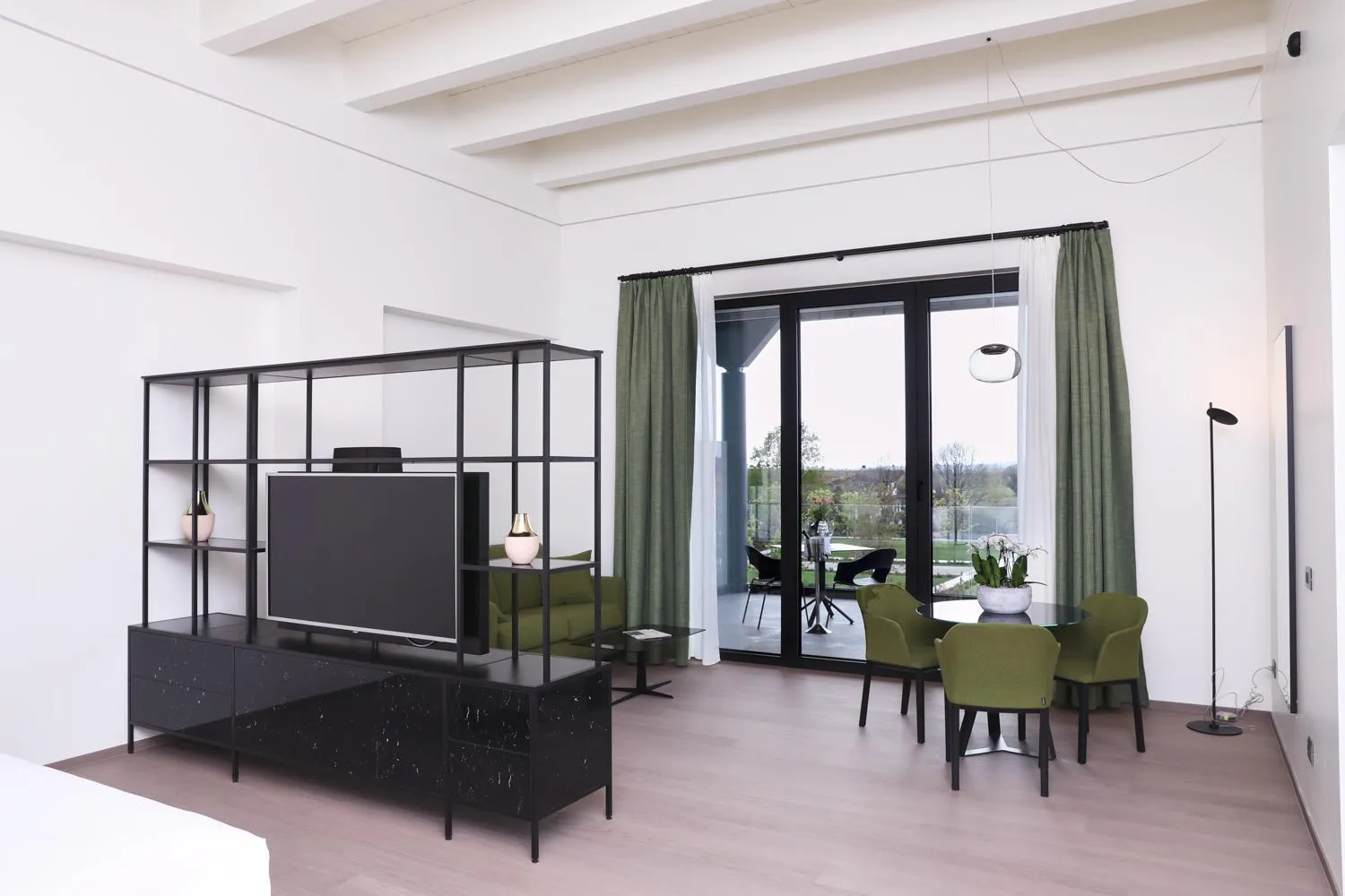 Seating area in Hotel Veronesi La Torre