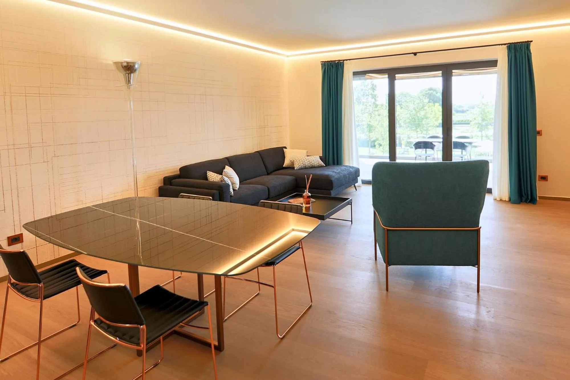 Dining area in Hotel Veronesi La Torre