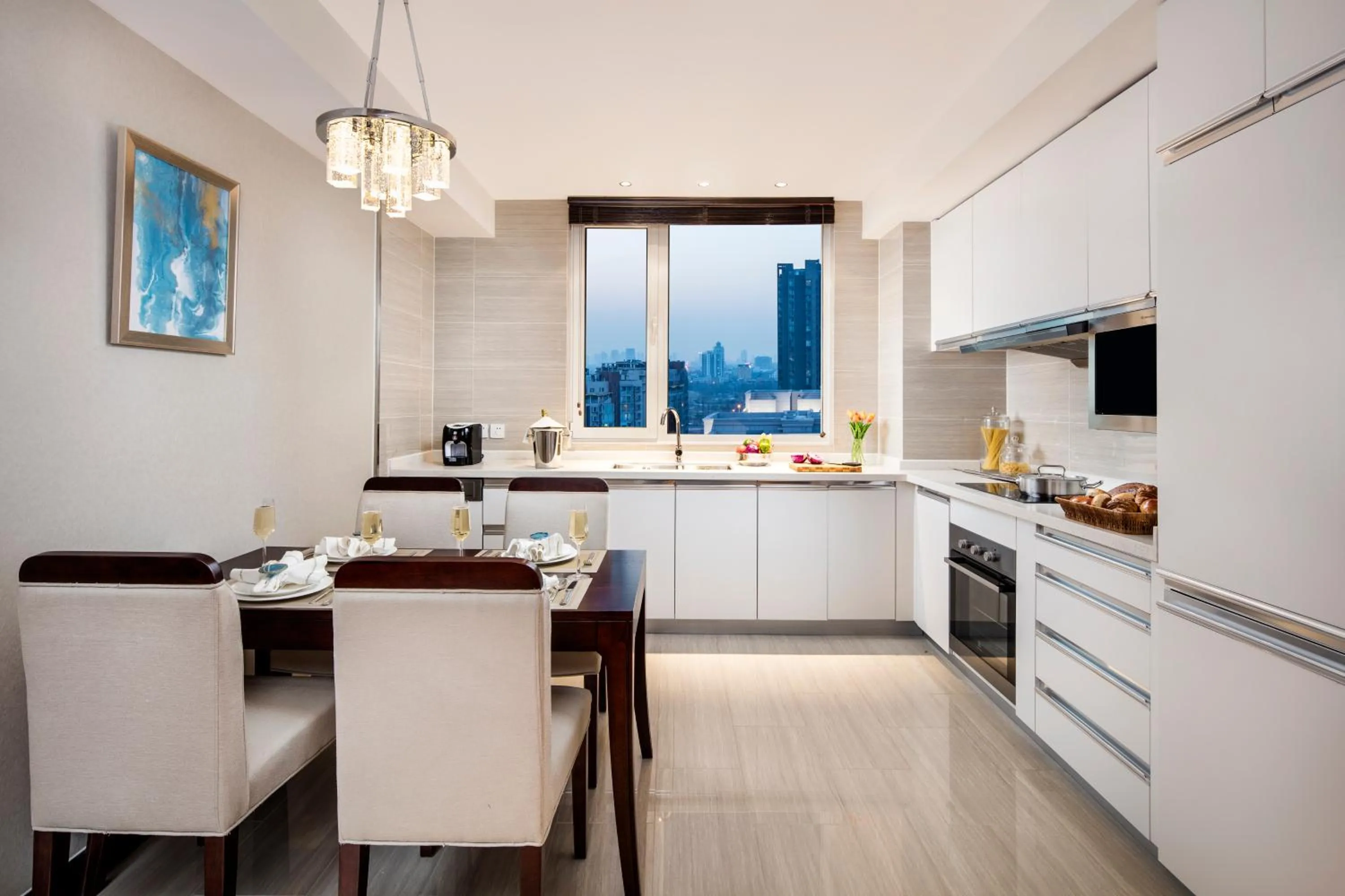 Kitchen or kitchenette, Kitchen/Kitchenette in Ascott TEDA MSD Tianjin