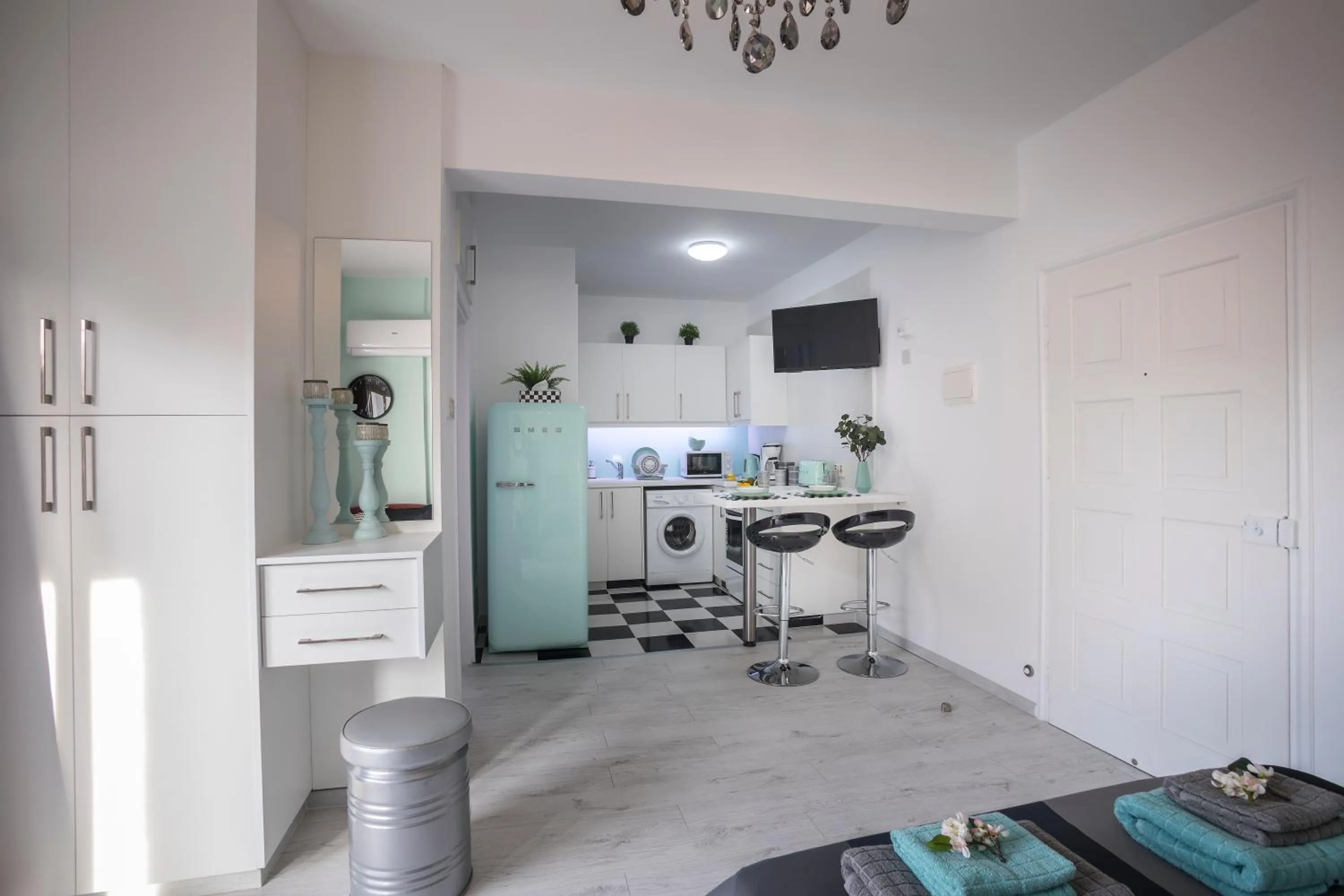Kitchen or kitchenette in Castle Holiday Apartments
