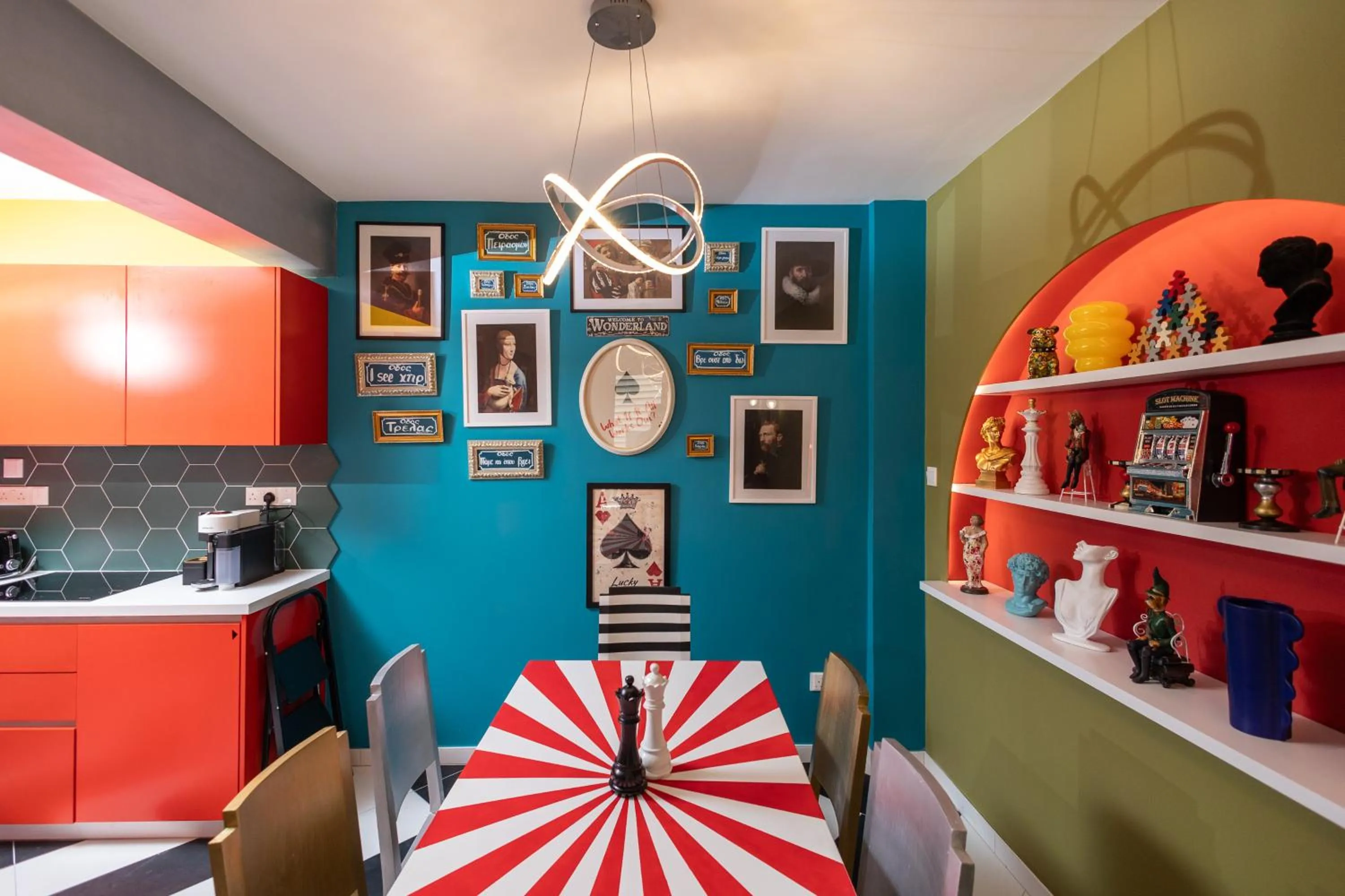 Dining area in Castle Holiday Apartments
