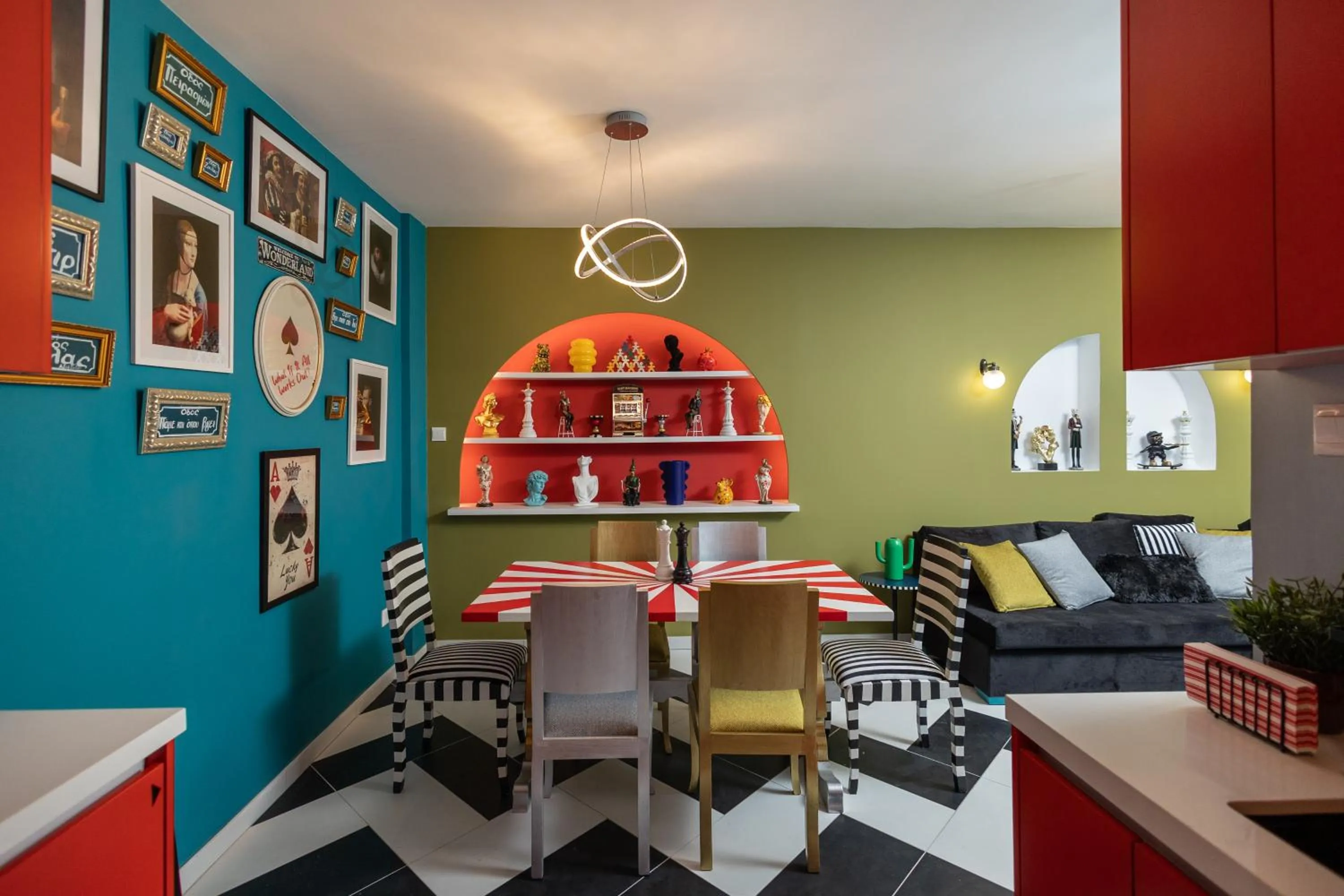 Living room in Castle Holiday Apartments