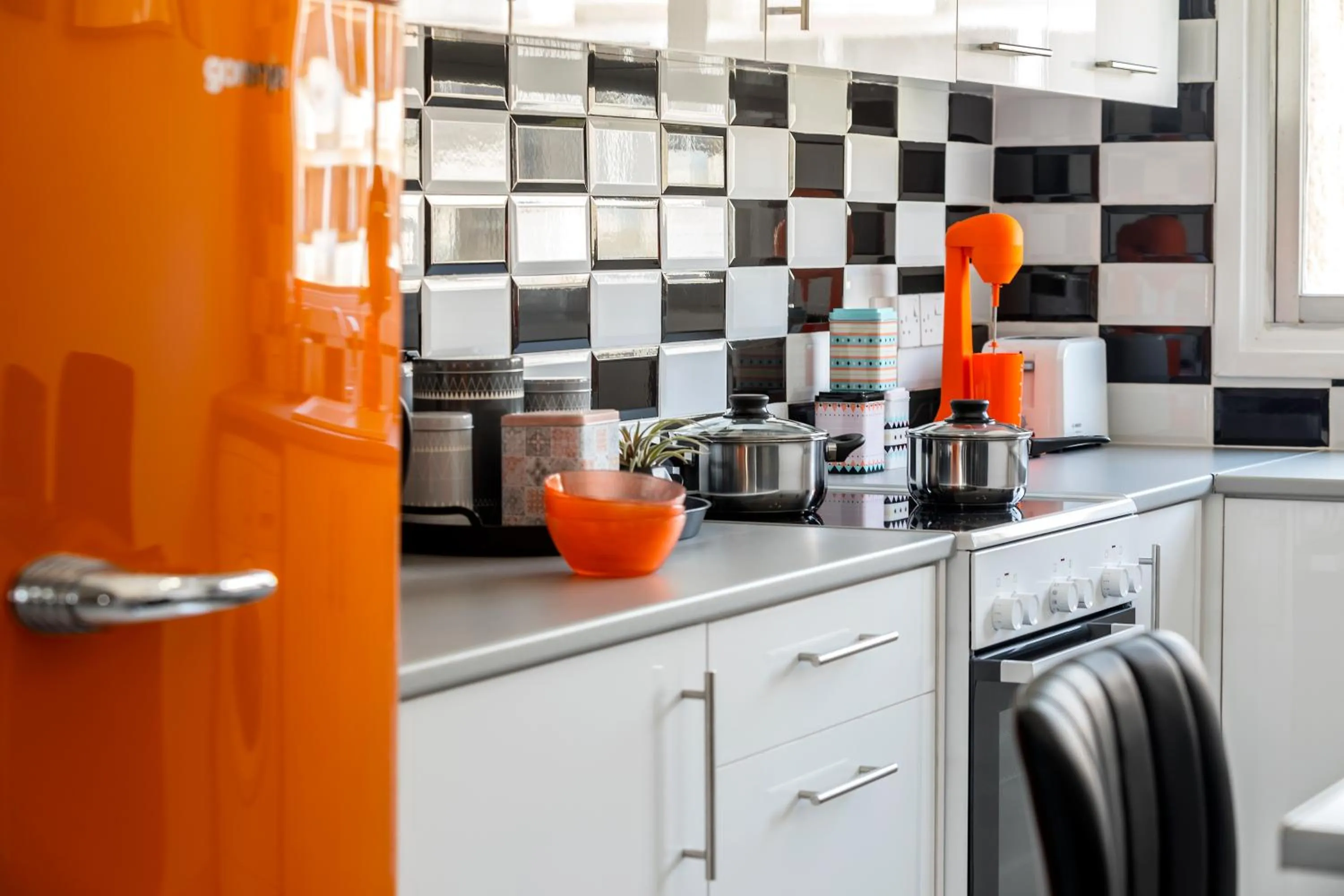 Kitchen or kitchenette in Castle Holiday Apartments