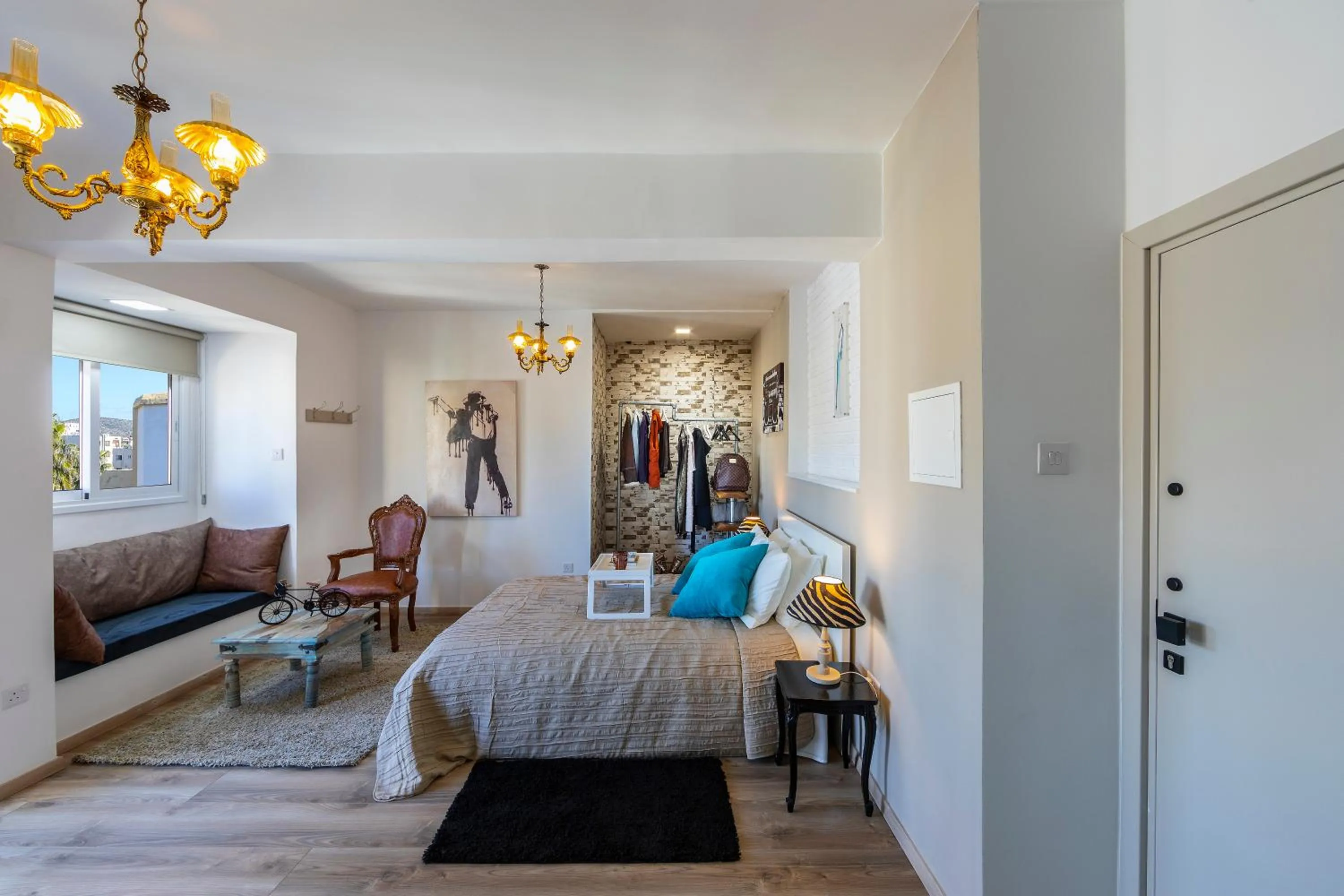 Bed in Castle Holiday Apartments