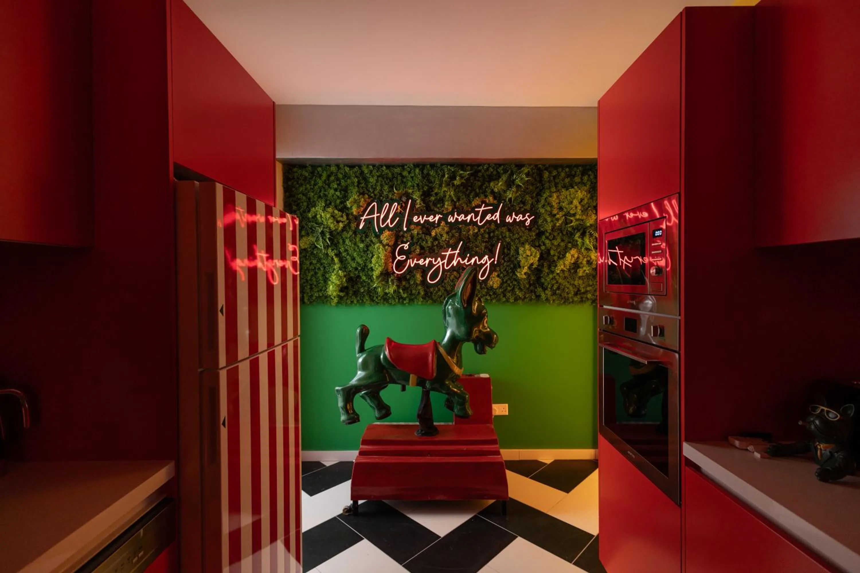 Text overlay in Castle Holiday Apartments