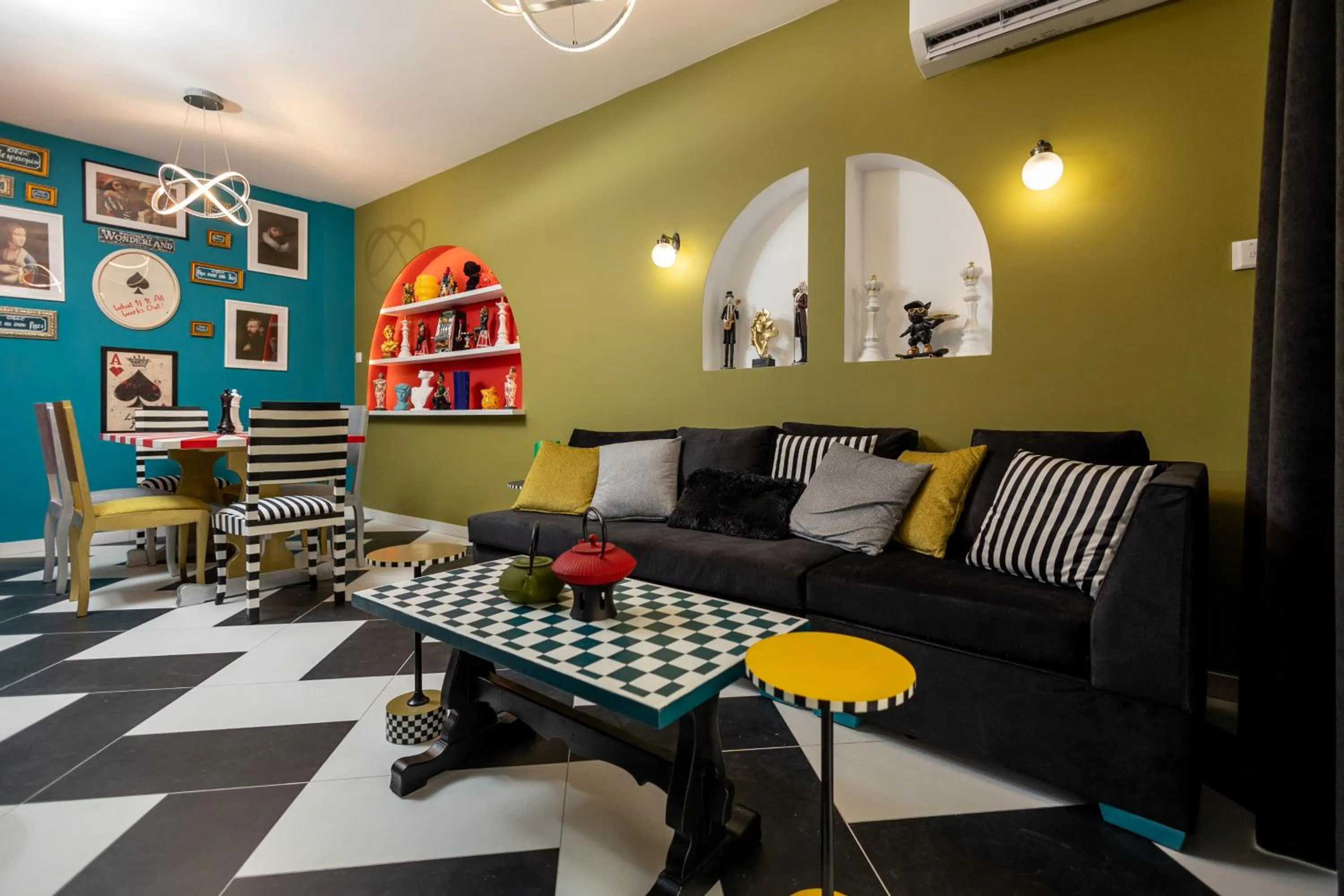 Living room in Castle Holiday Apartments