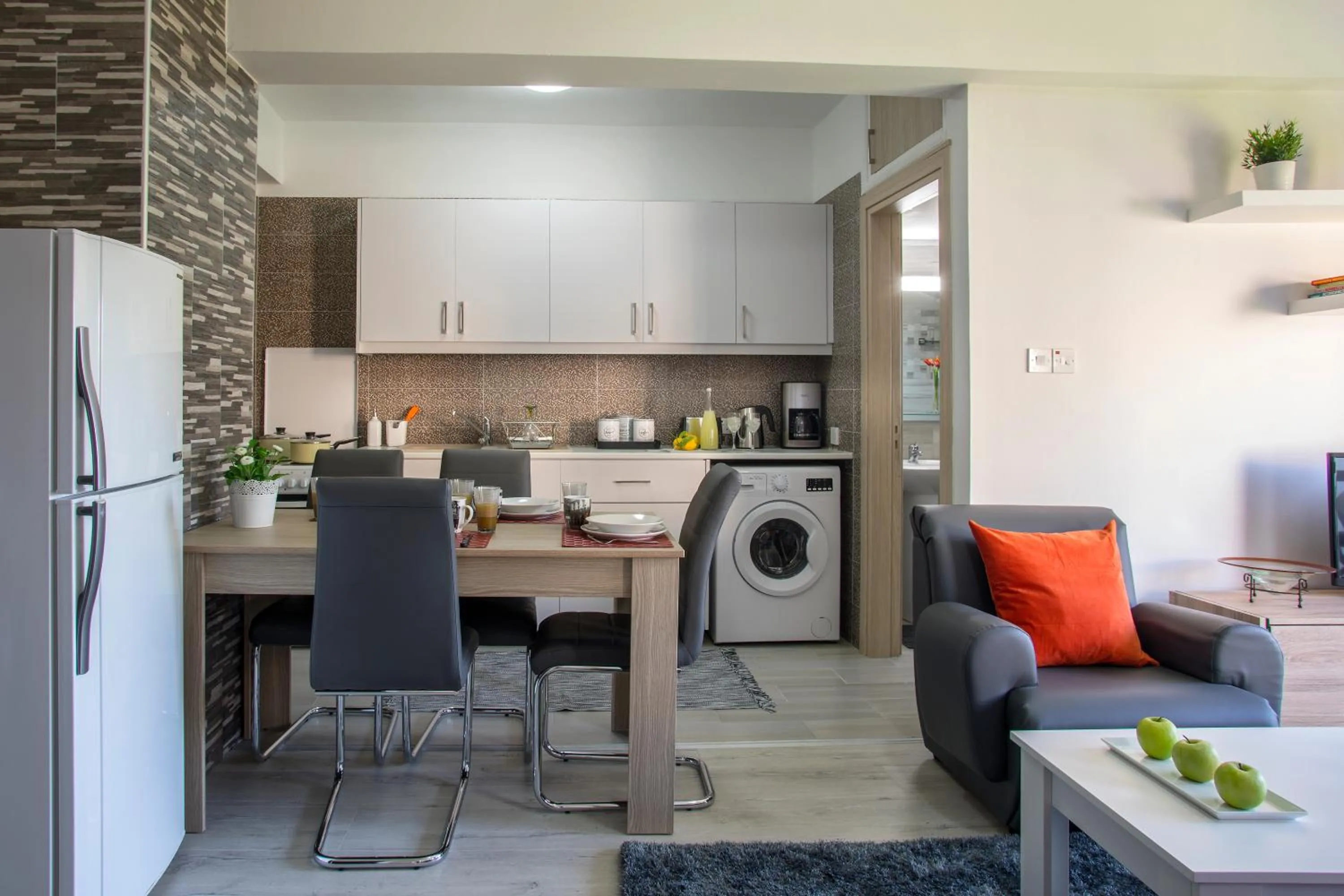 Kitchen or kitchenette in Castle Holiday Apartments