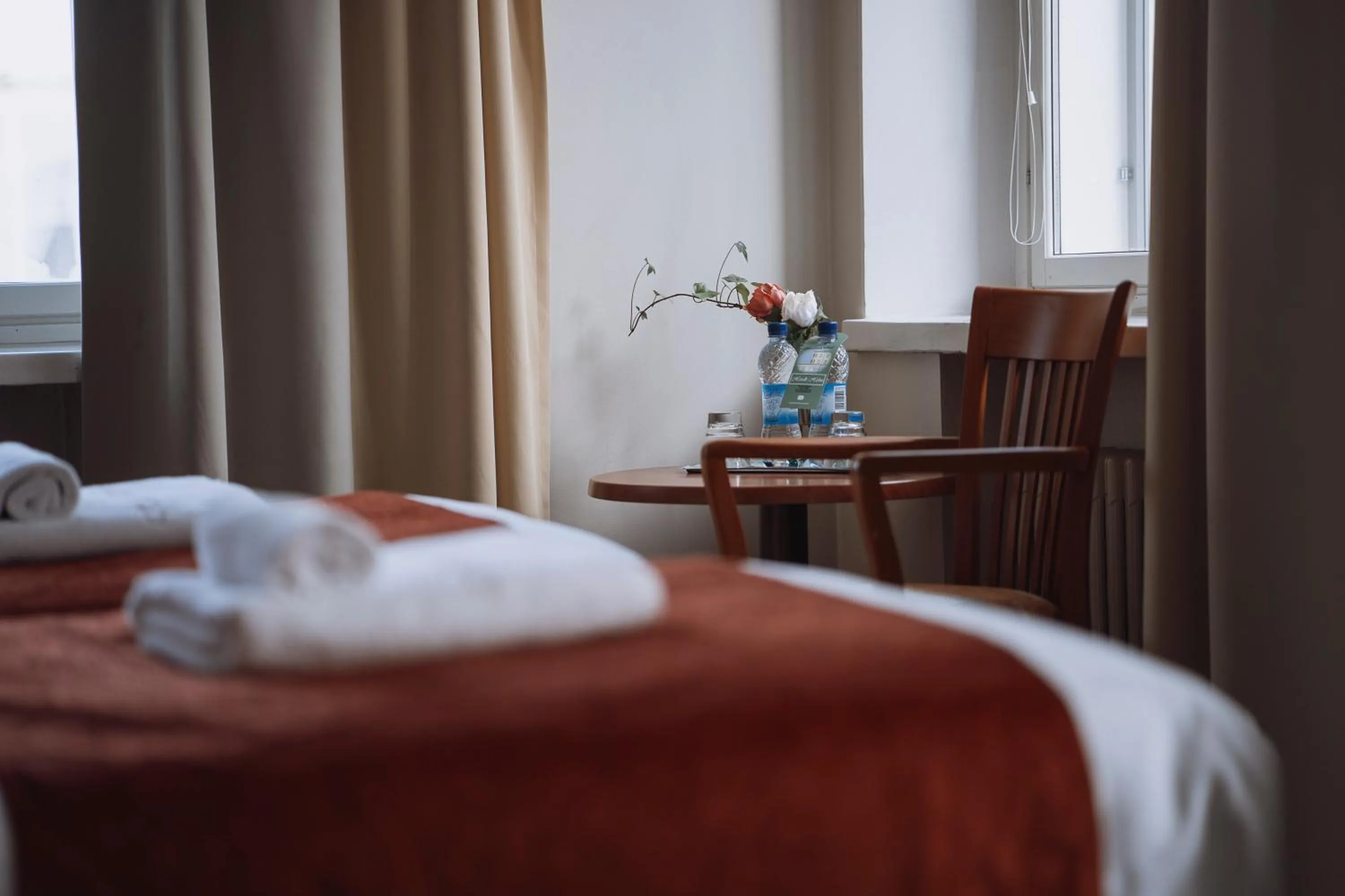 Bed in Hotelli Helmi