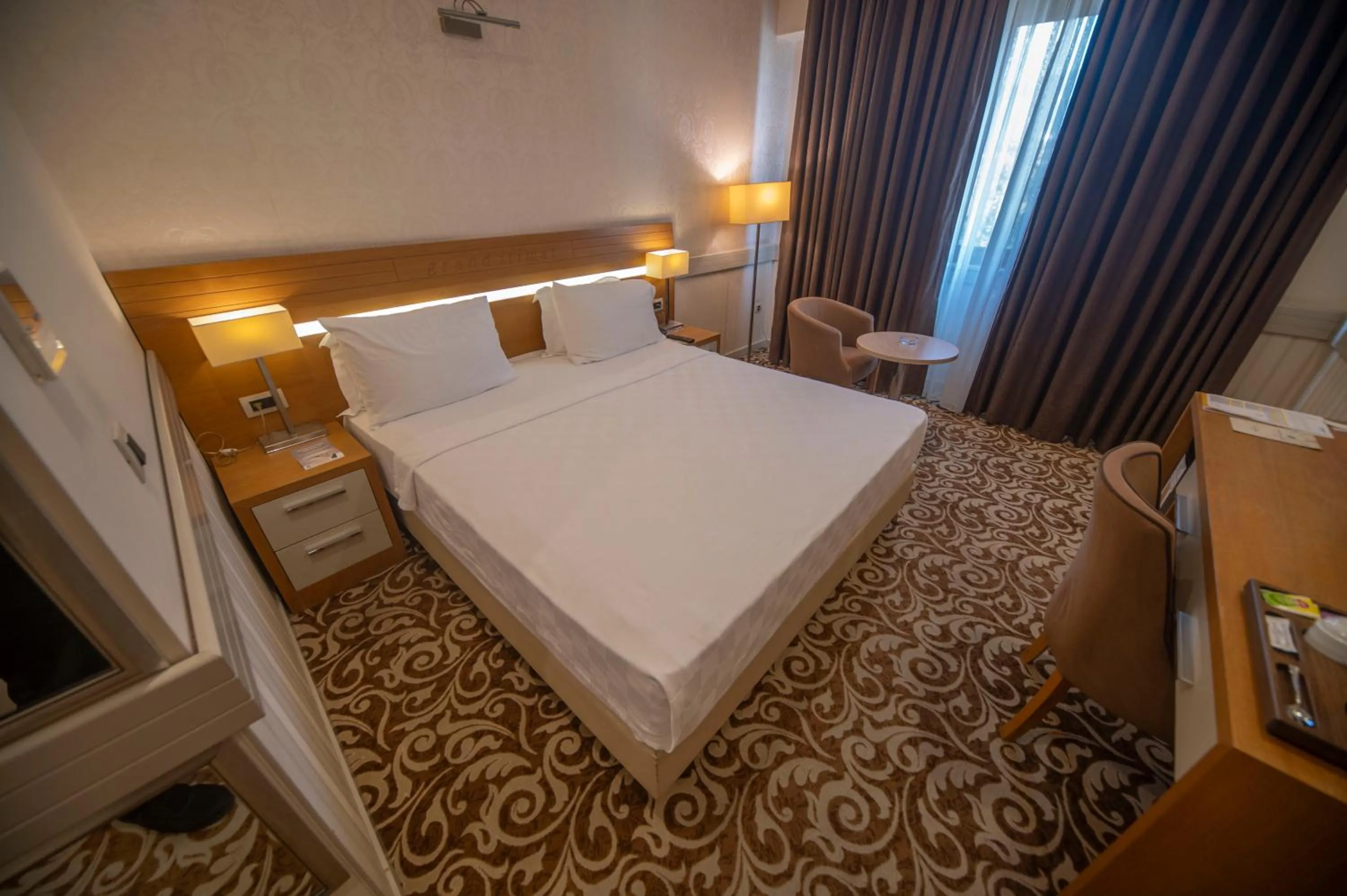 Bed in Grand İtimat Hotel