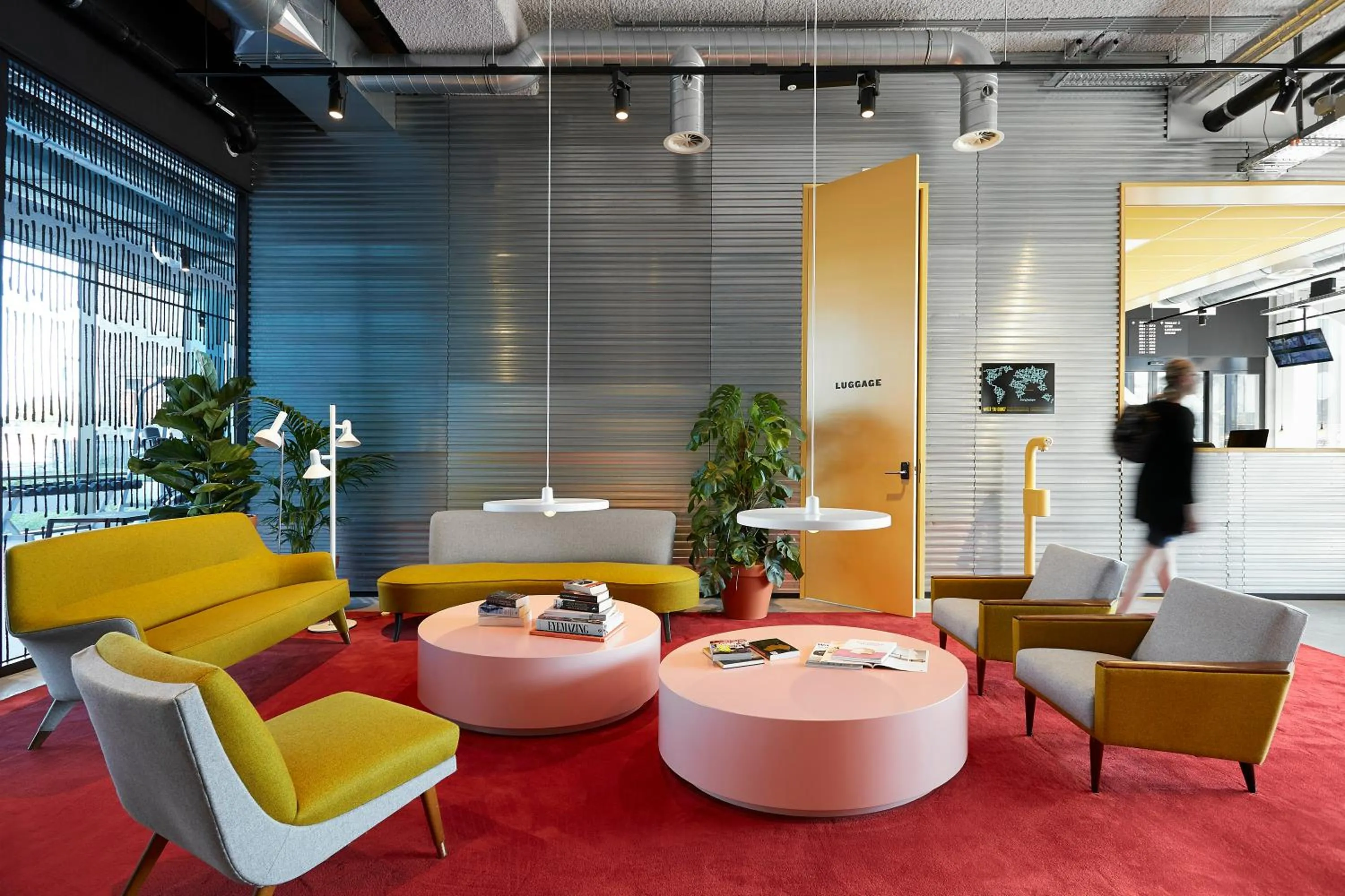 Lobby or reception in The Social Hub Groningen