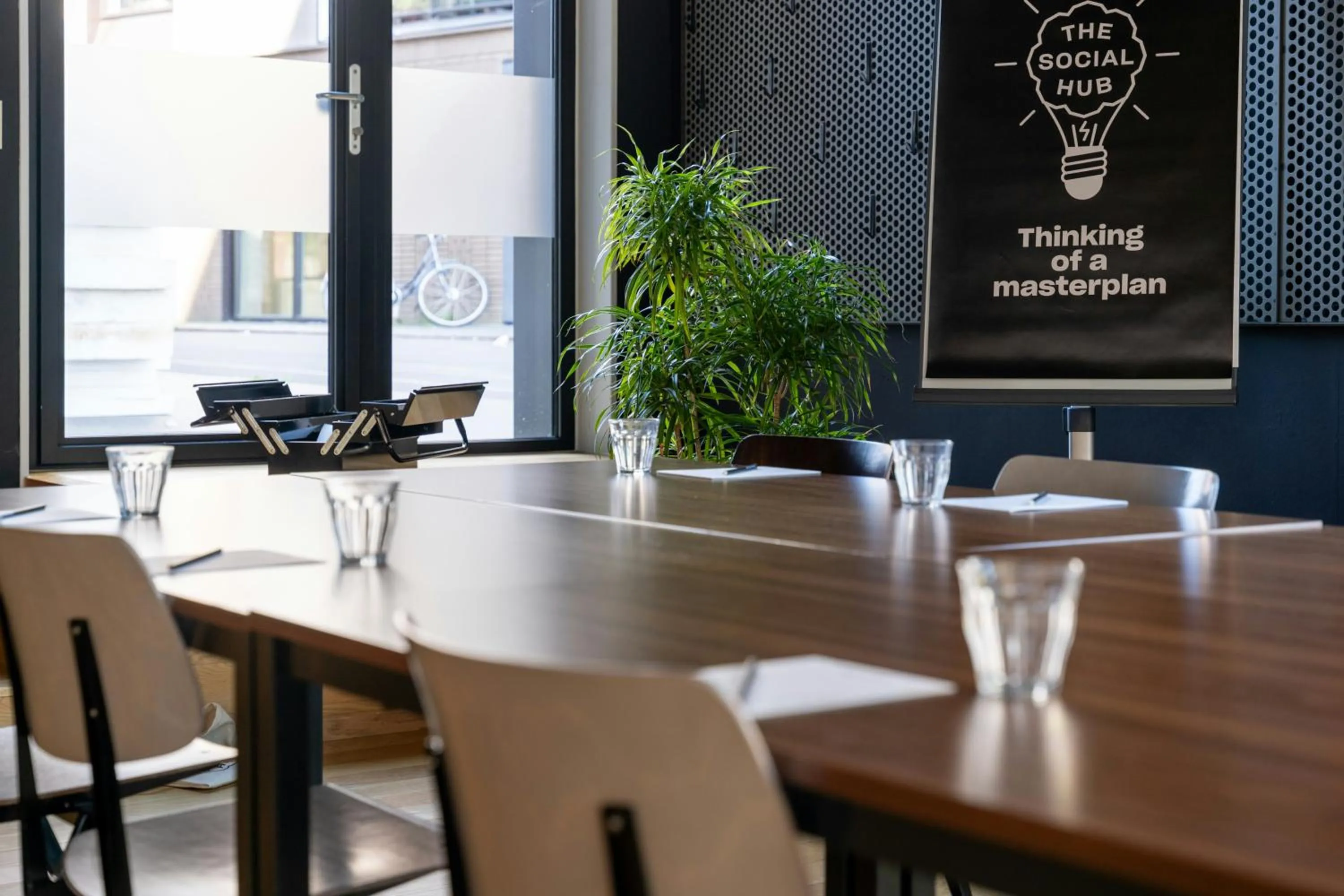 Meeting/conference room in The Social Hub Groningen