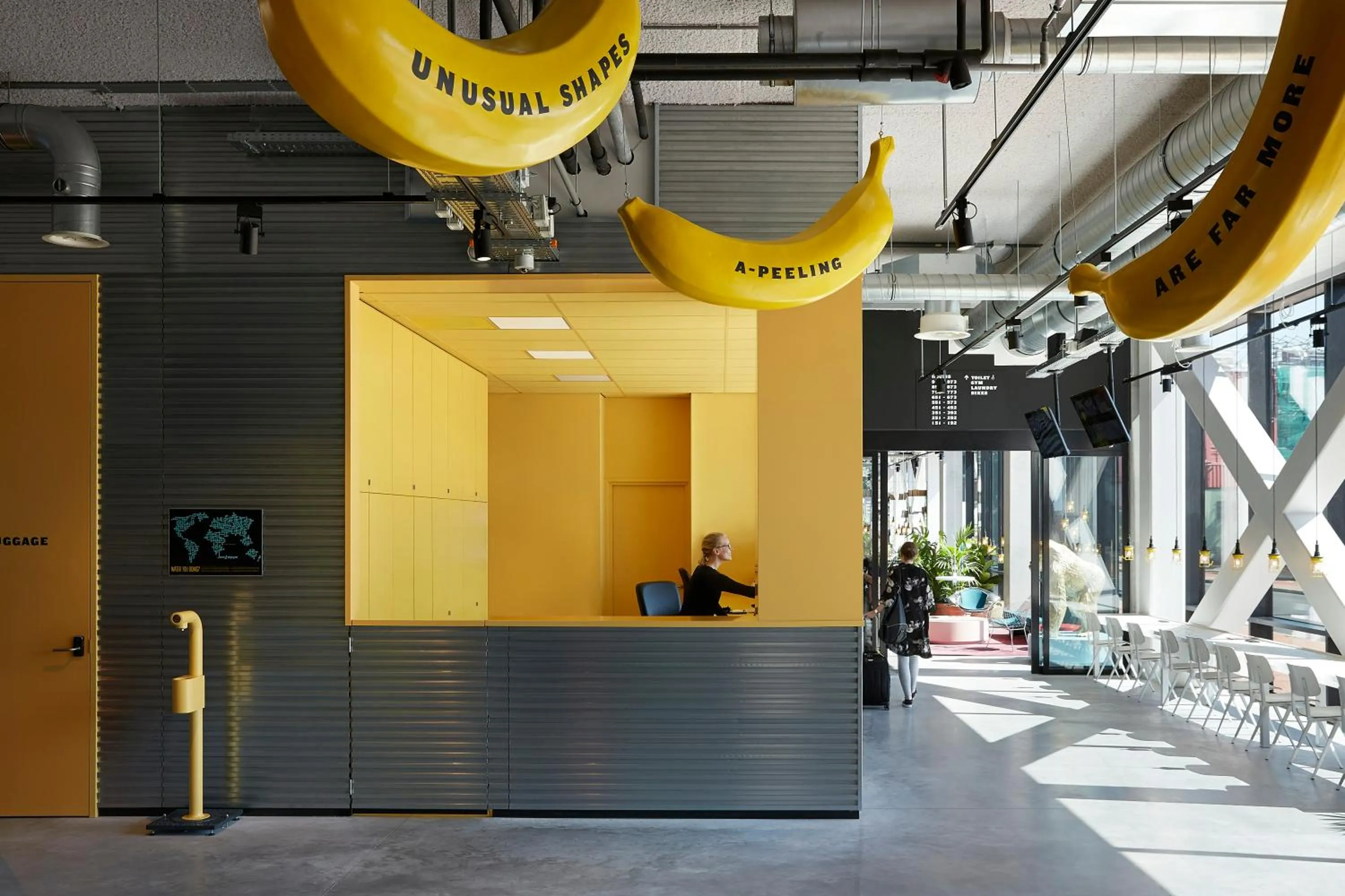 Lobby or reception in The Social Hub Groningen