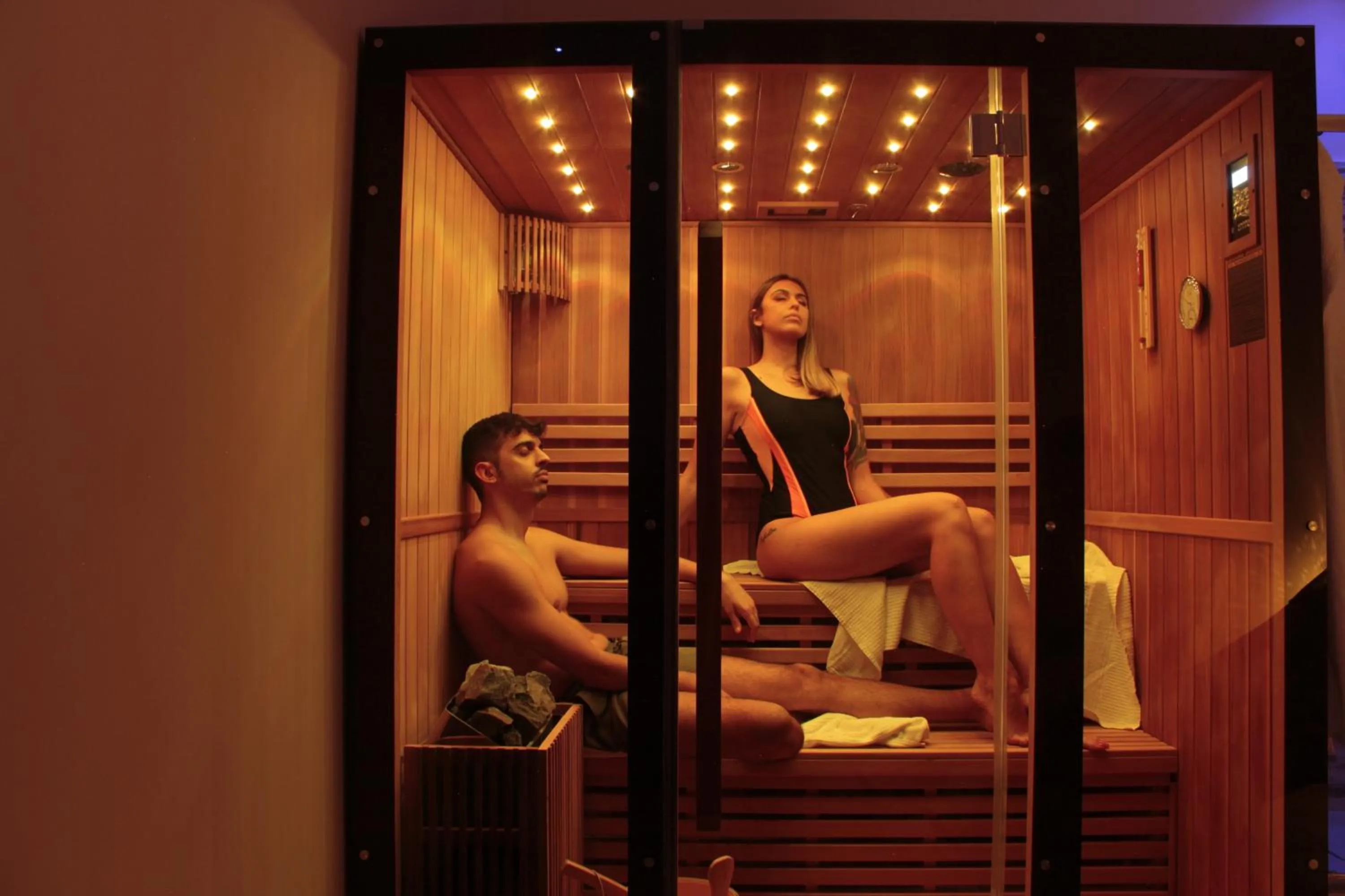 Sauna in Hotel Delle Ortensie