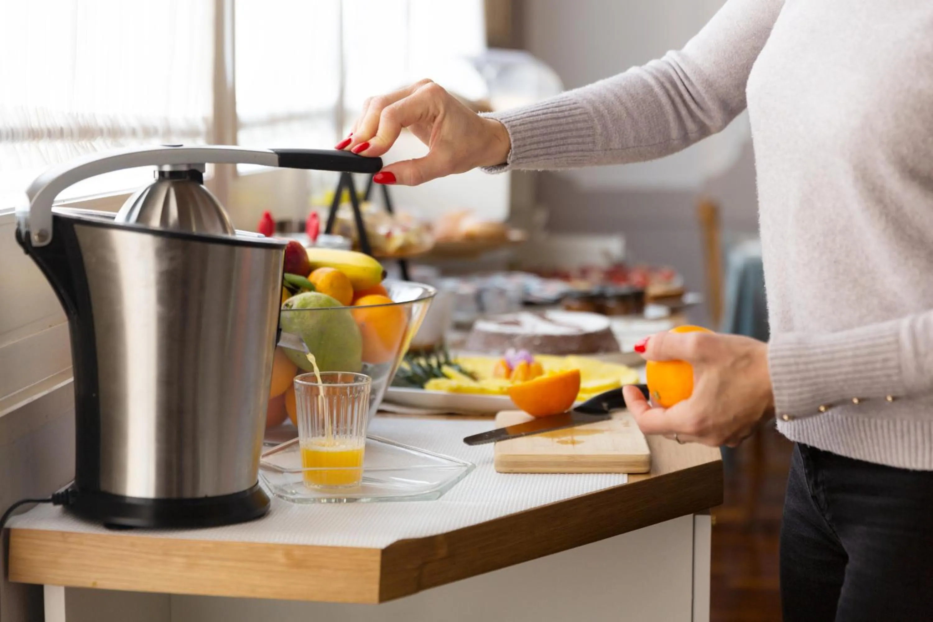 Food and drinks in B&B Palazzo Mirelli