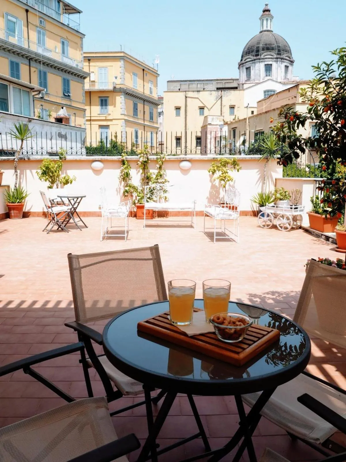 Balcony/Terrace in B&B Palazzo Mirelli