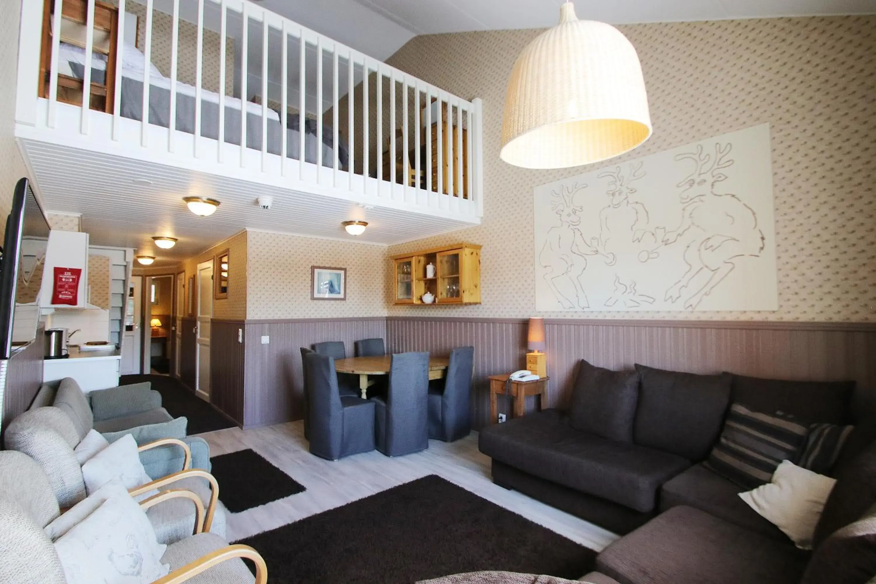 Two Bedroom Apartment with Loft and Sauna in Hotel Hullu Poro Two Bedroom Apartment with Loft and Sauna in Hotel Hullu Poro