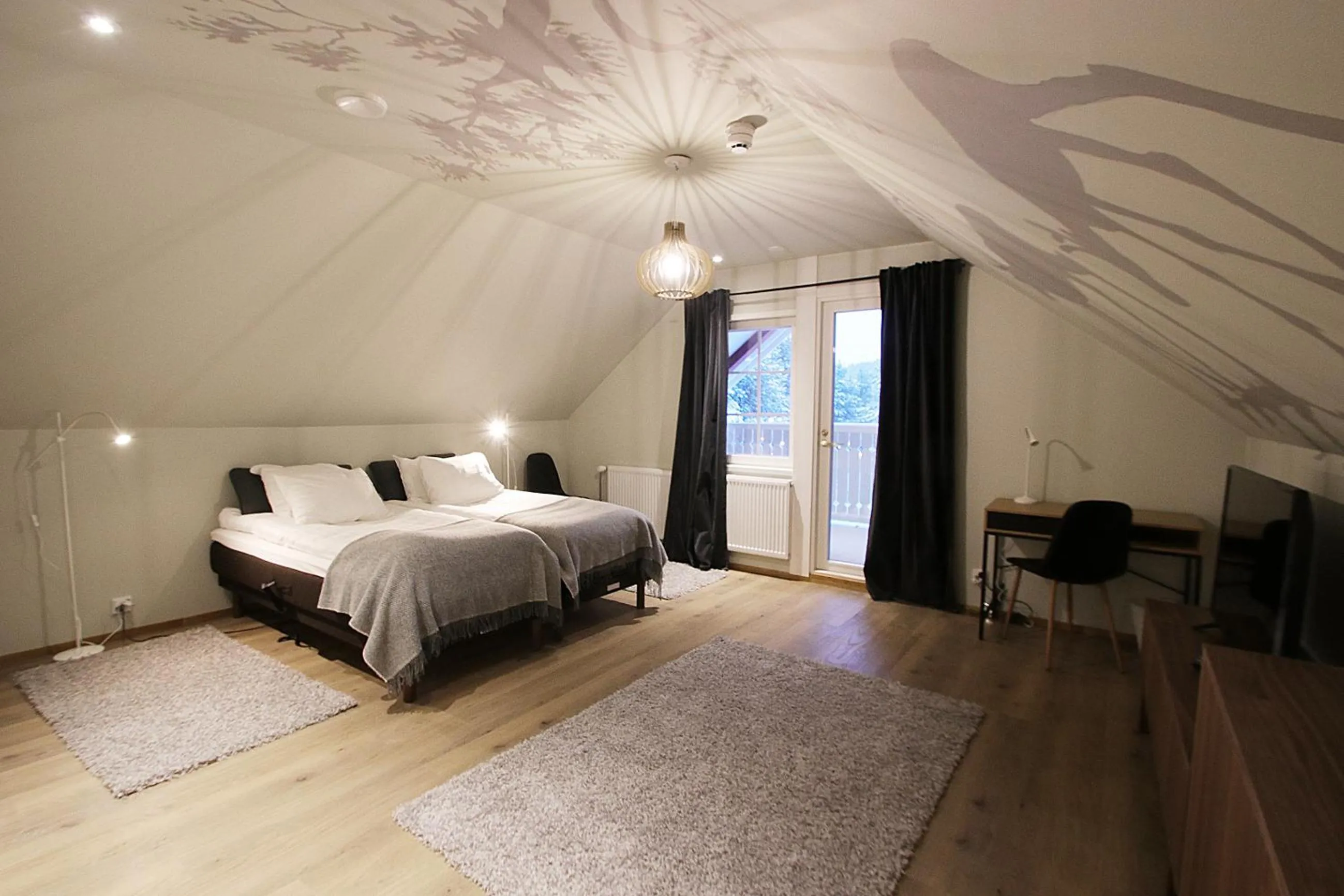 Bed in Hotel Hullu Poro