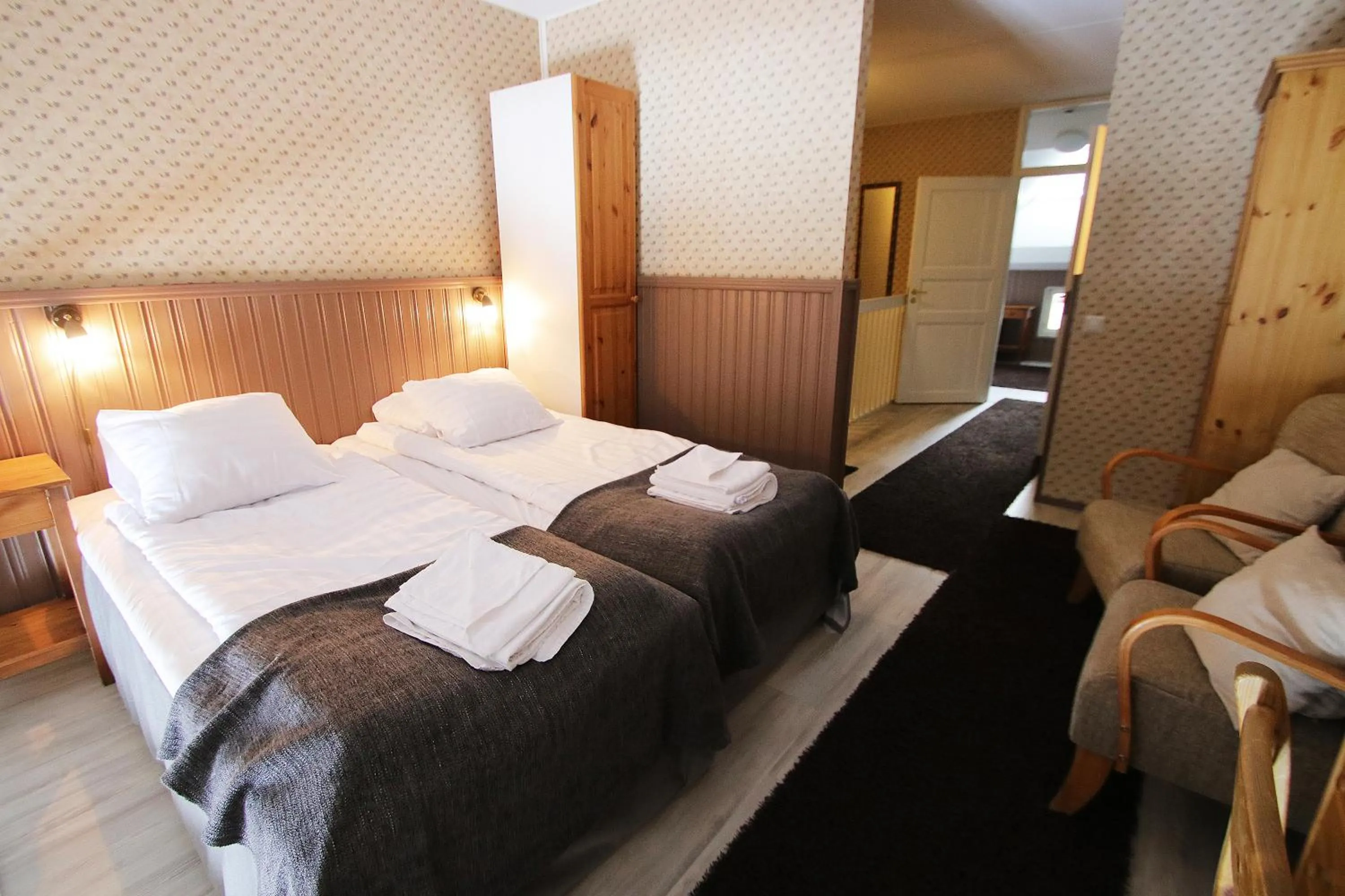 Bedroom, Bed in Hotel Hullu Poro