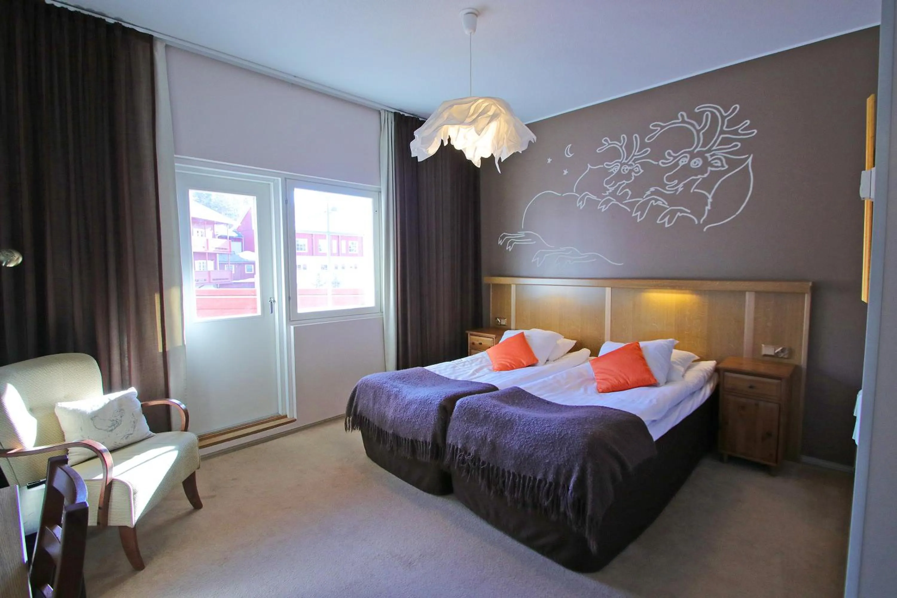 Photo of the whole room, Bed in Hotel Hullu Poro