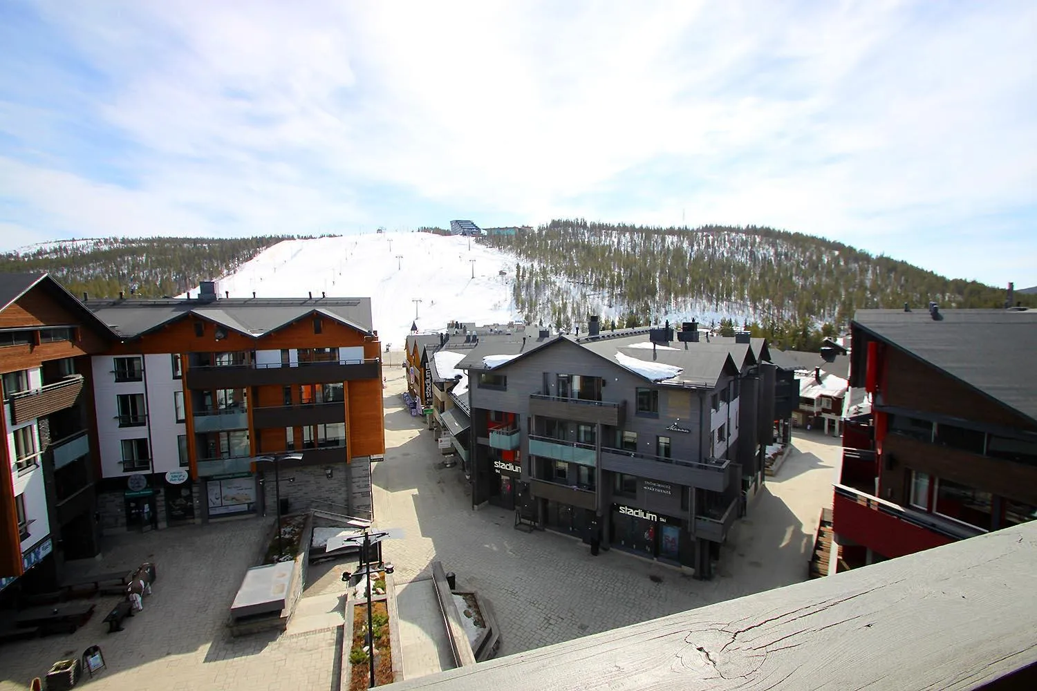 Mountain view in Hotel Hullu Poro