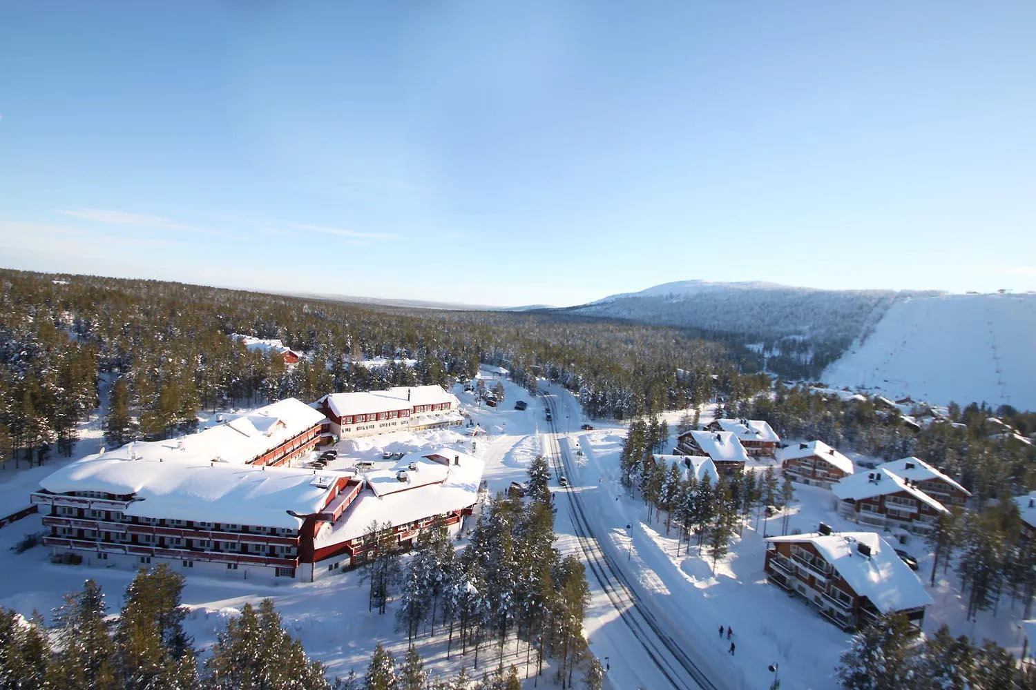 Bird's eye view in Hotel Hullu Poro