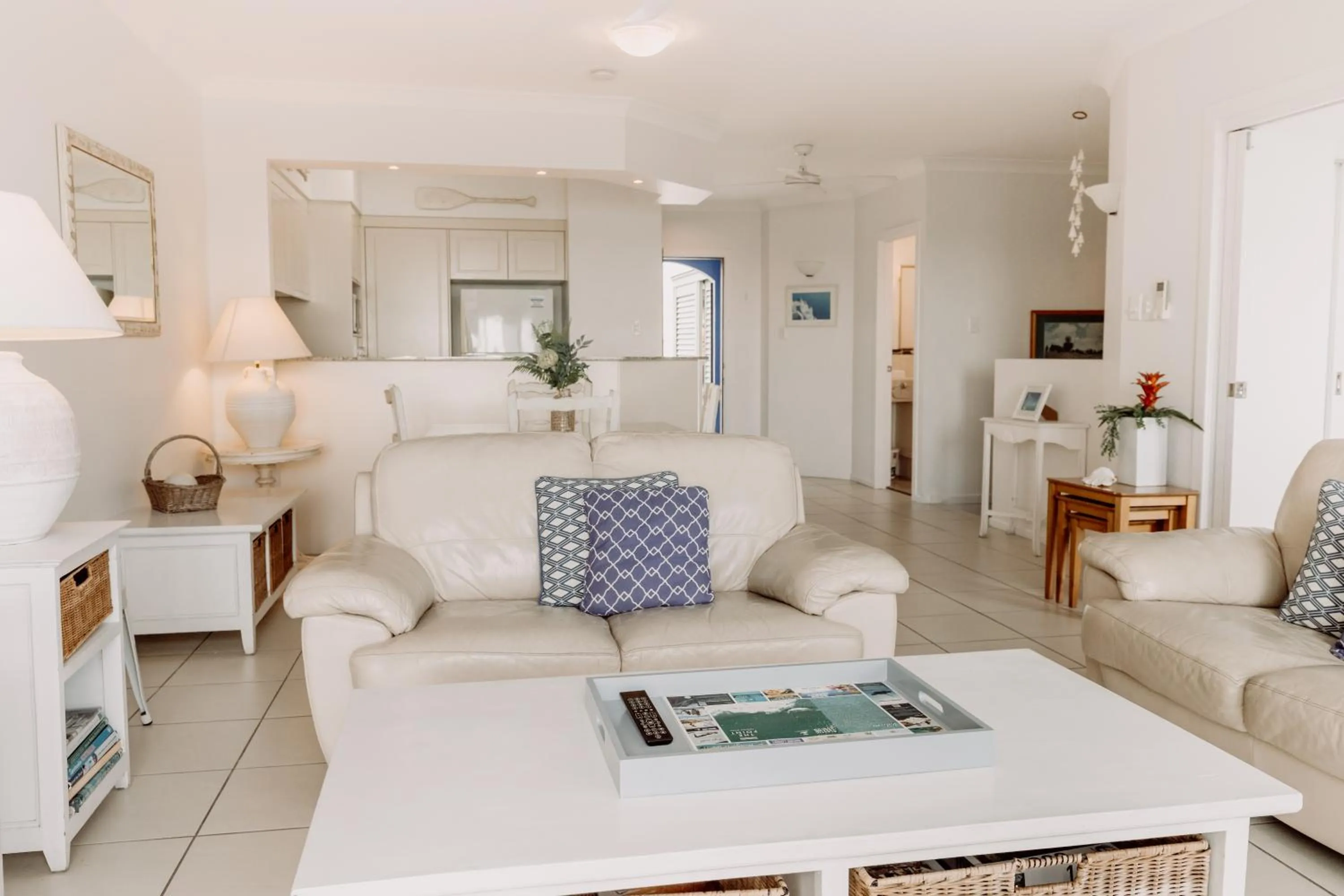 Living room in The Point Coolum