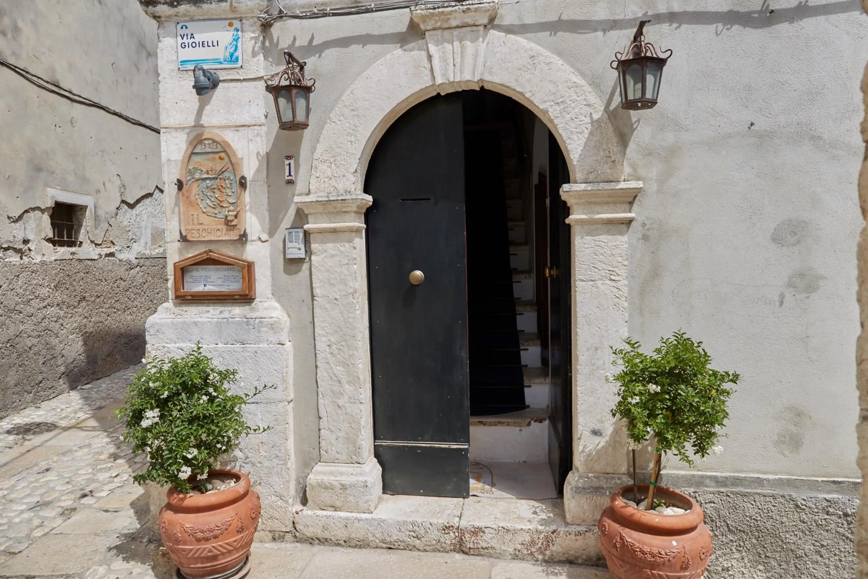 Facade/entrance in Il Peschiciano