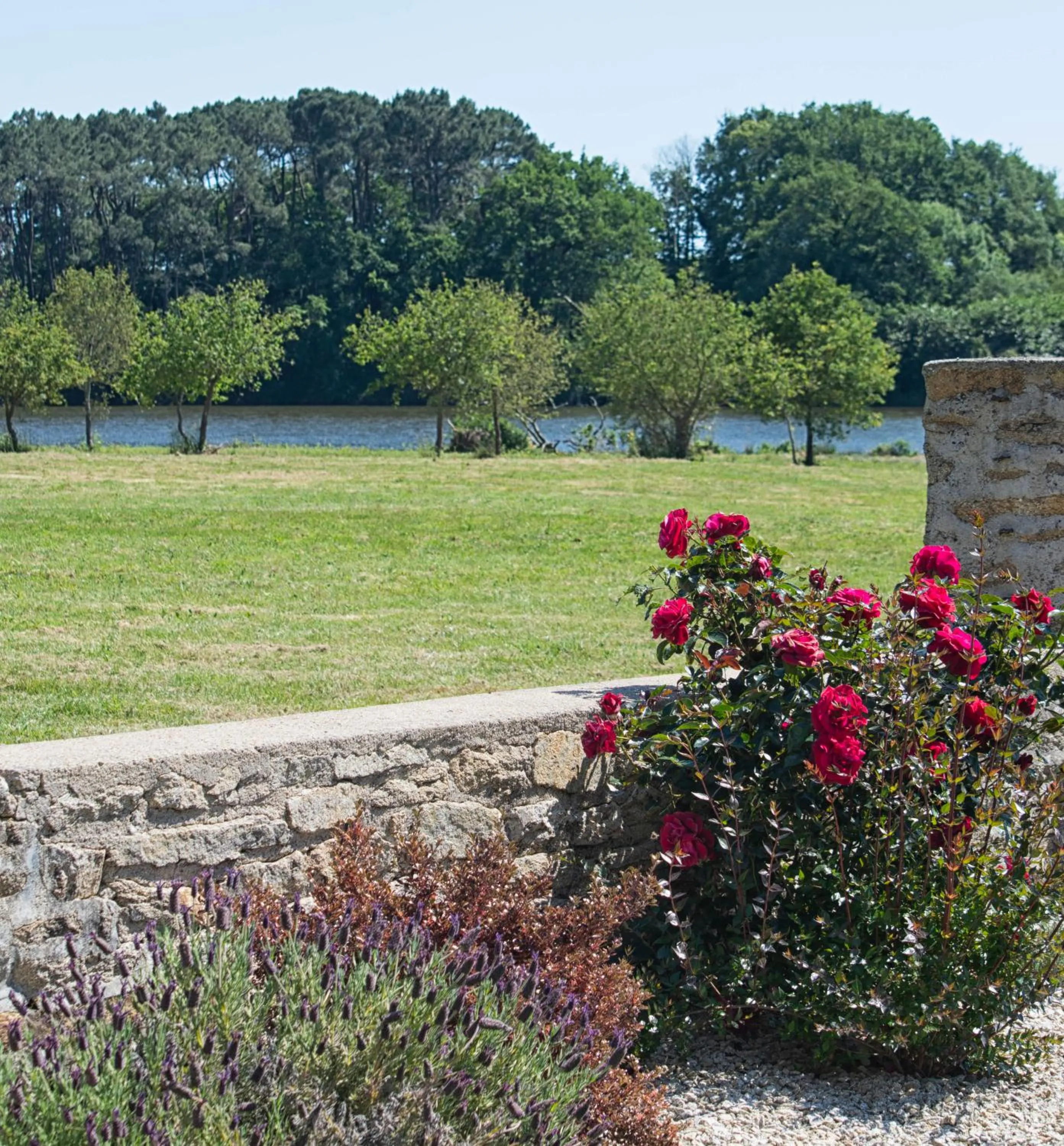 Lake view in Domaine de kerbillec
