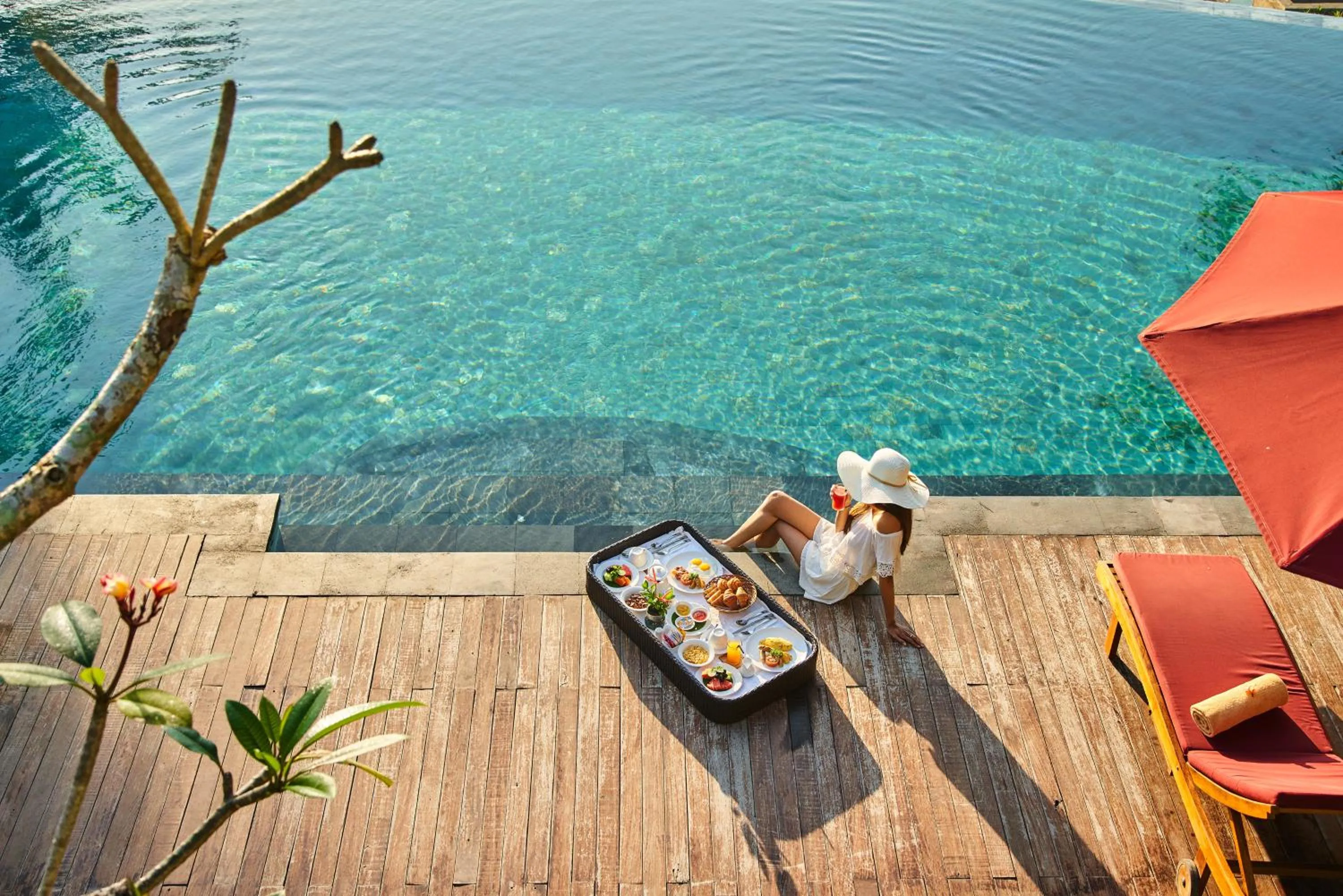 Swimming pool in Jannata Resort and Spa