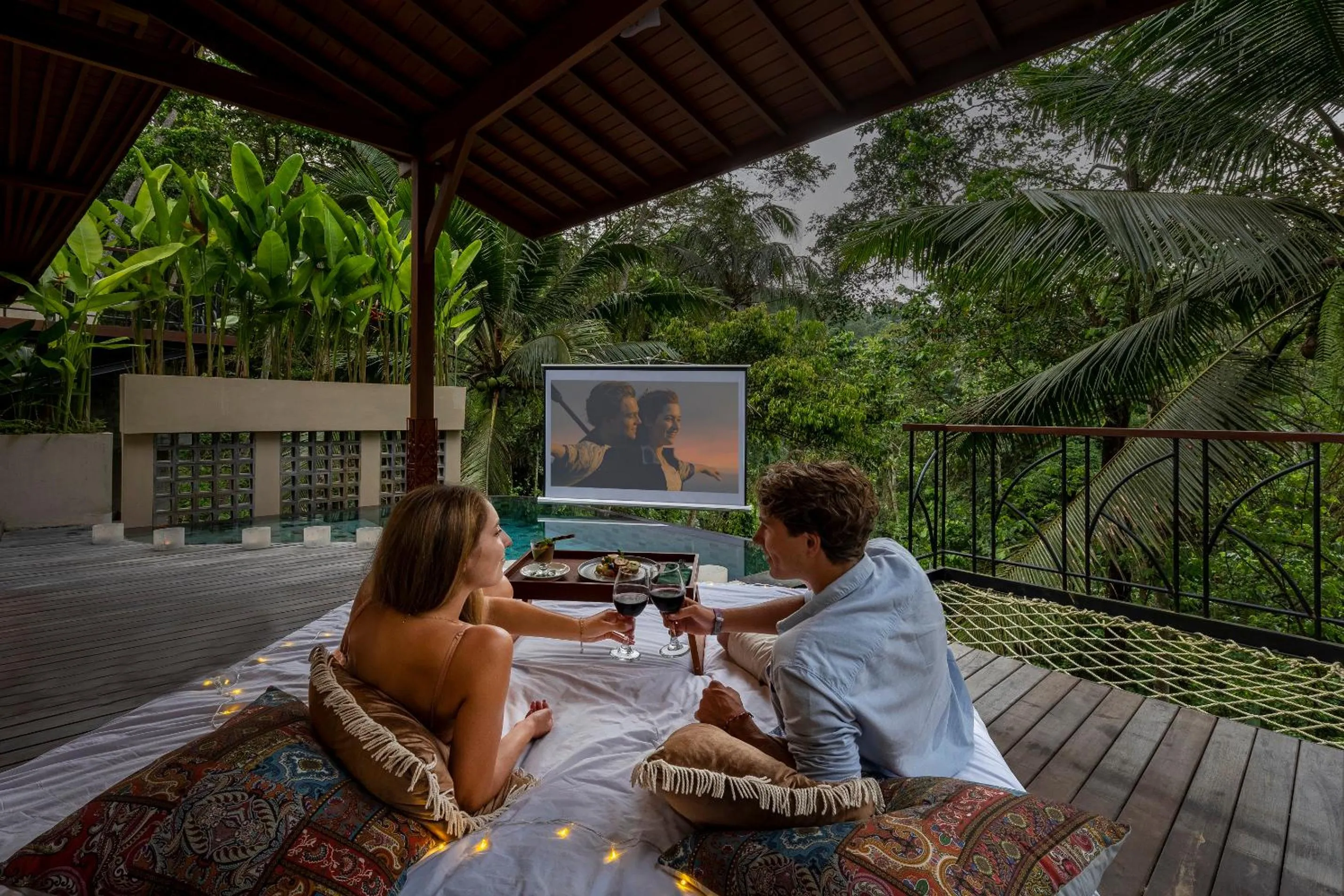 Balcony/Terrace in Jannata Resort and Spa