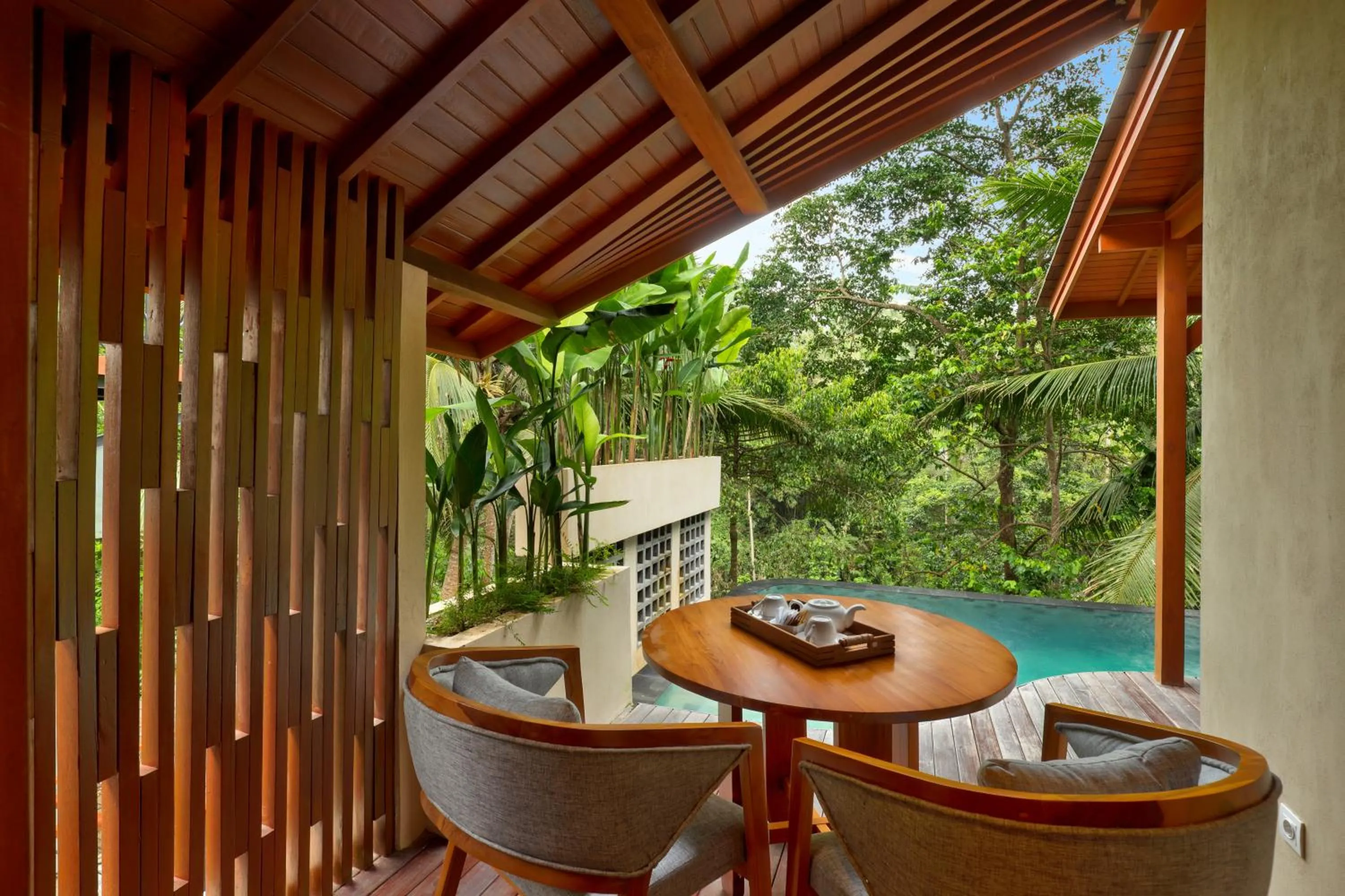 Balcony/Terrace in Jannata Resort and Spa