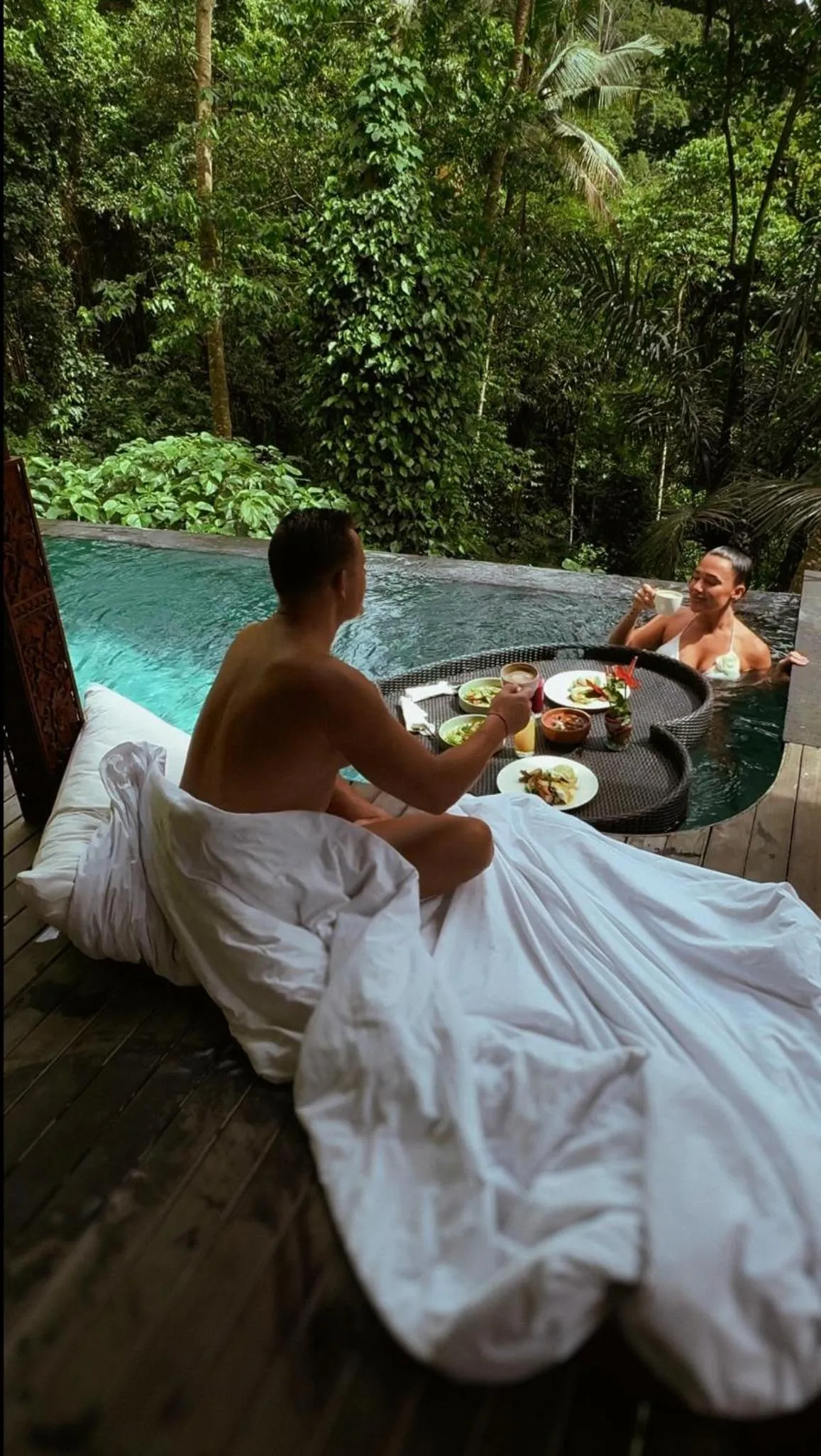 Dining area in Jannata Resort and Spa