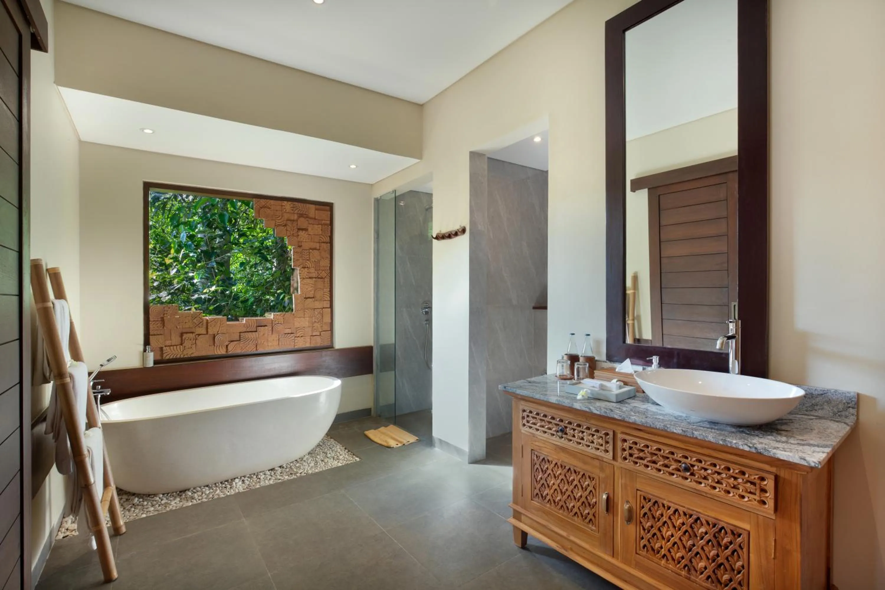 Bathroom in Jannata Resort and Spa